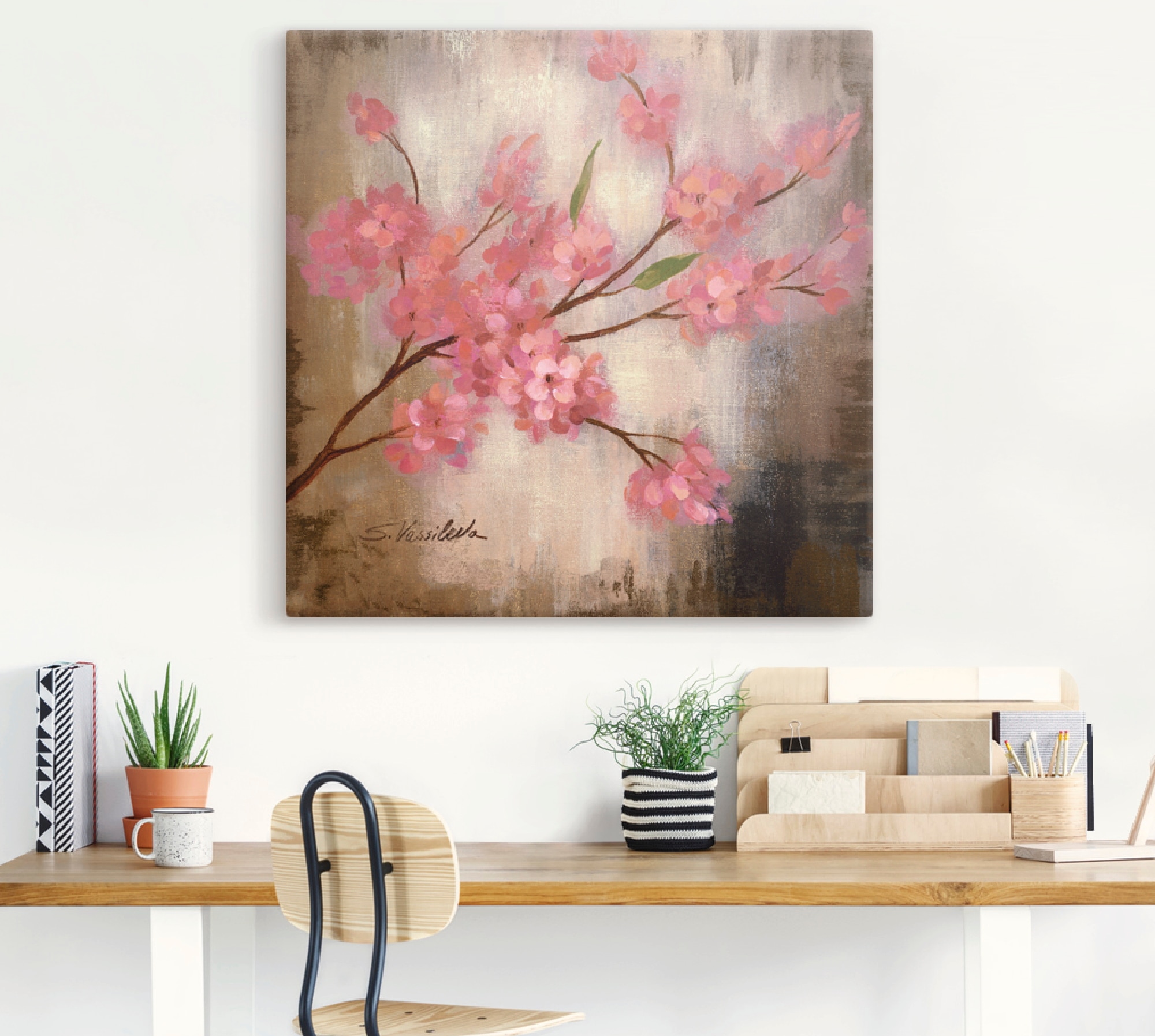 Artland Wandbild »Kirschblüte I«, Blumen, (1 St.), als Leinwandbild,  Wandaufkleber oder Poster in versch. Größen bequem bestellen