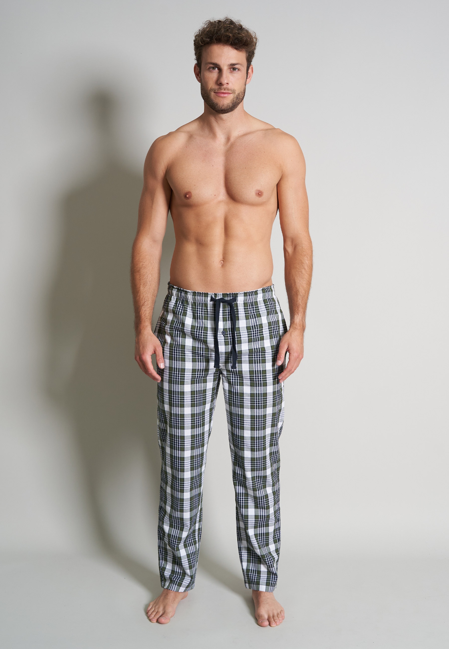 TOM TAILOR Pyjamahose »Dakota«, mit großem Karo-Design