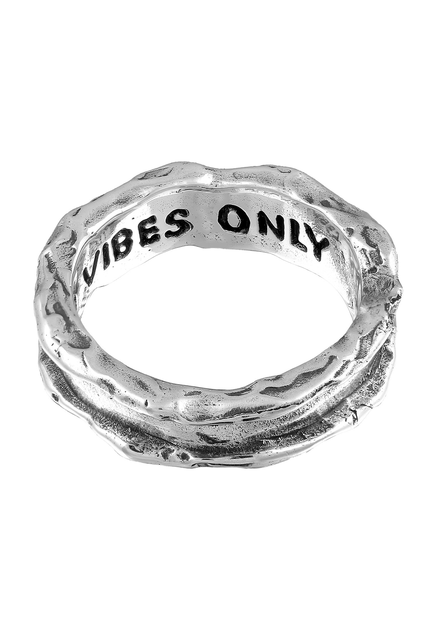 HAZE & GLORY Silberring »Ring Herren - Good Vibes Only 925 Silber«