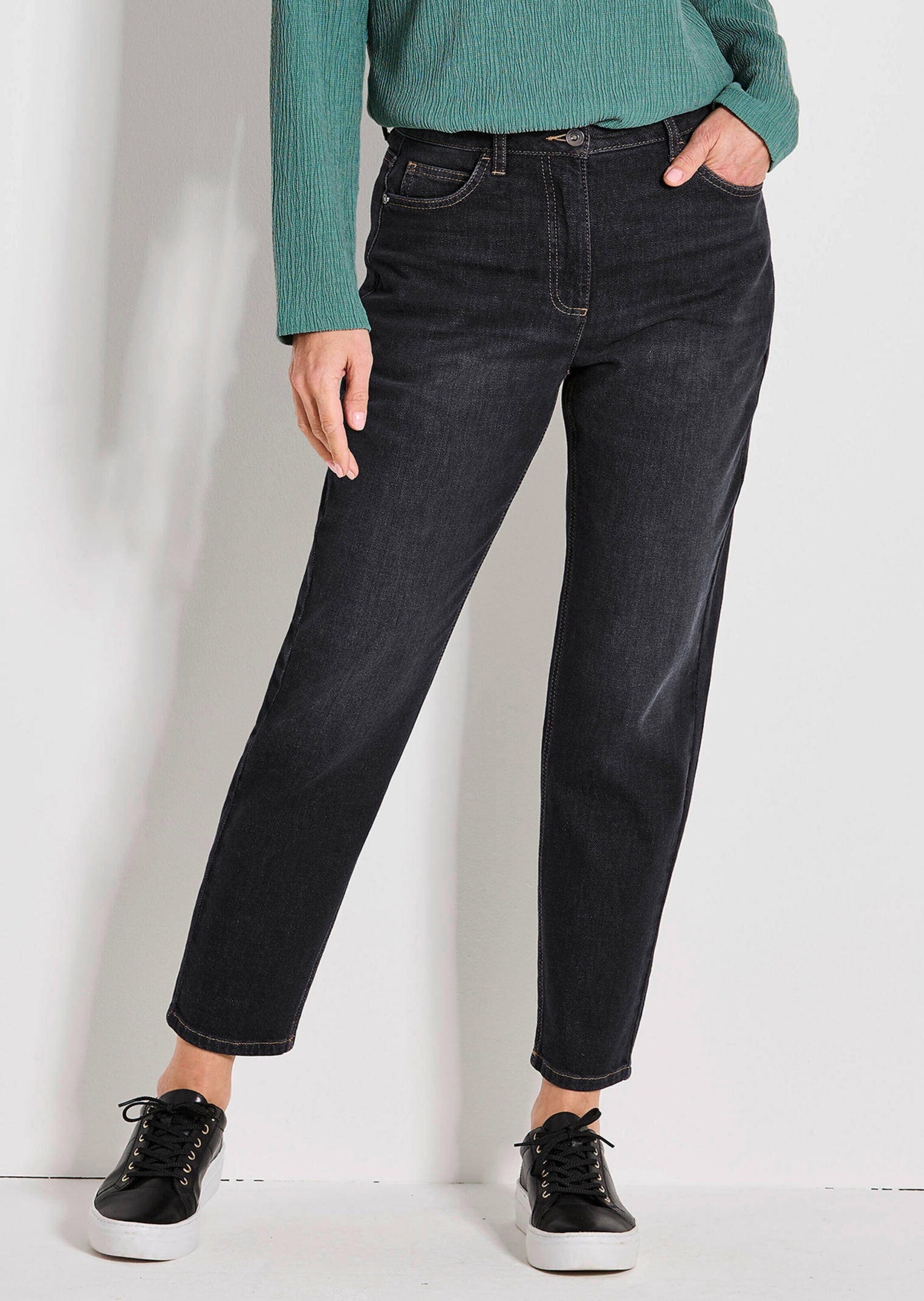 GOLDNER Regular-fit-Jeans »Mom Jeans SARA aus Baumwoll-Stretch«