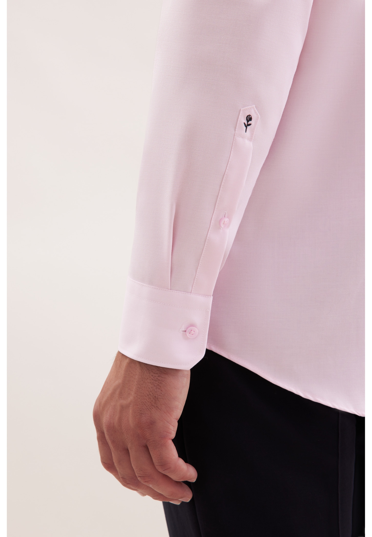 seidensticker Businesshemd »Schwarze Rose«, Regular 1/1 Kentkragen Uni