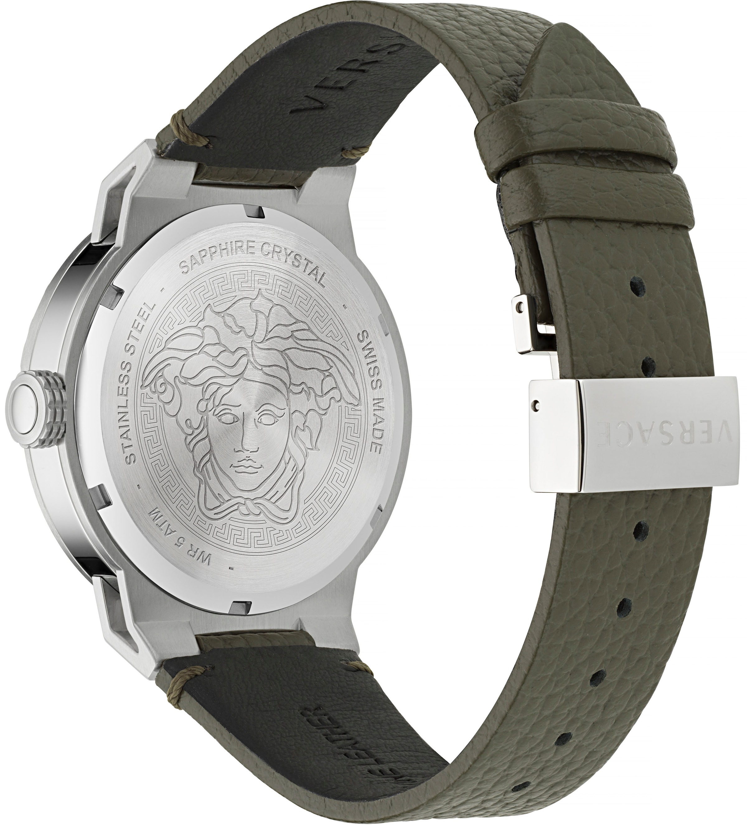 Versace Quarzuhr »MEDUSA INFINITE GENT«, Armbanduhr, Herrenuhr, Swiss Made, Leuchtzeiger, Saphirglas, analog