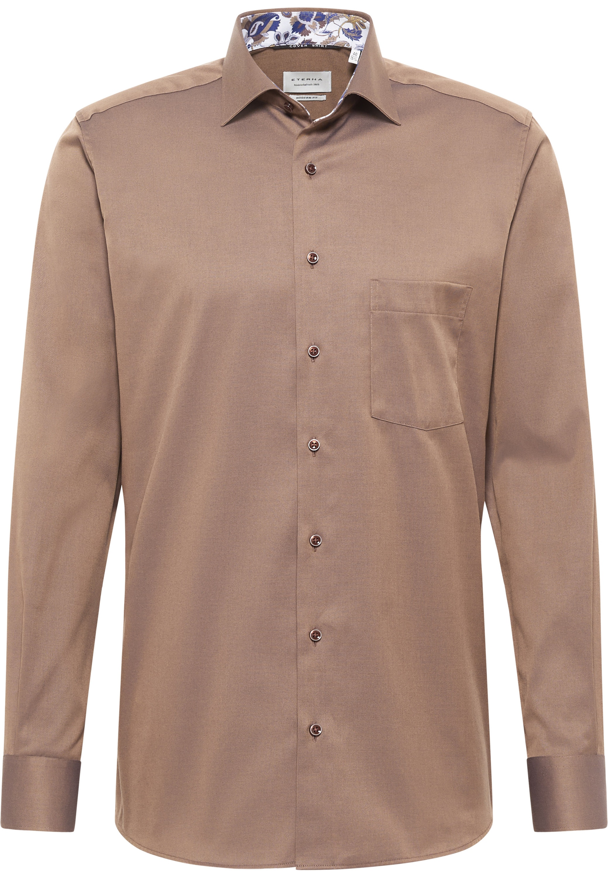 Eterna Langarmhemd »MODERN FIT« NON IRON (bügelfrei)