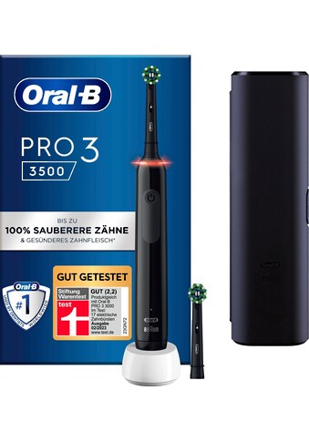 Oral B Elektrische Zahnbürste »Pro 3 3500«, 2 St. Aufsteckbürsten, 3 Putzmodi kaufen