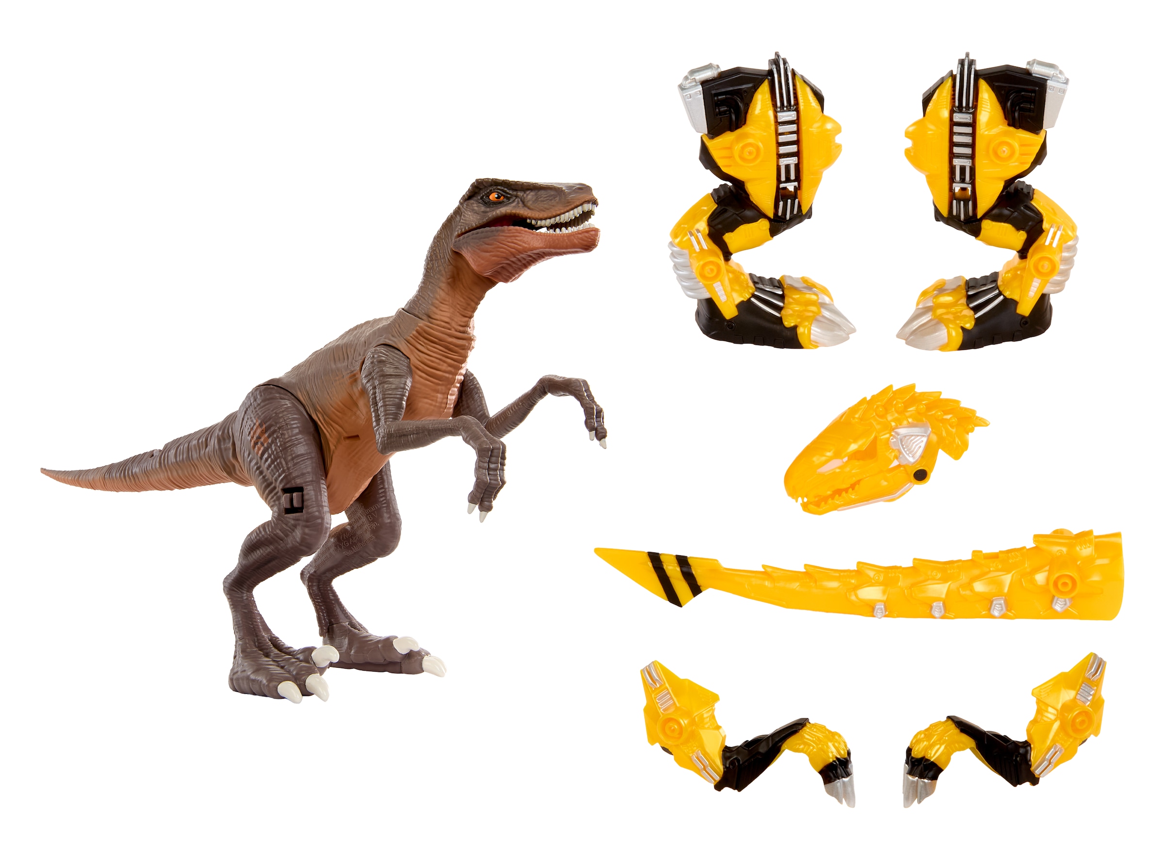 MGA ENTERTAINMENT Actionfigur »Armosaurs Armor-Up Dinosaur- Yellow Raptor - Blaze«