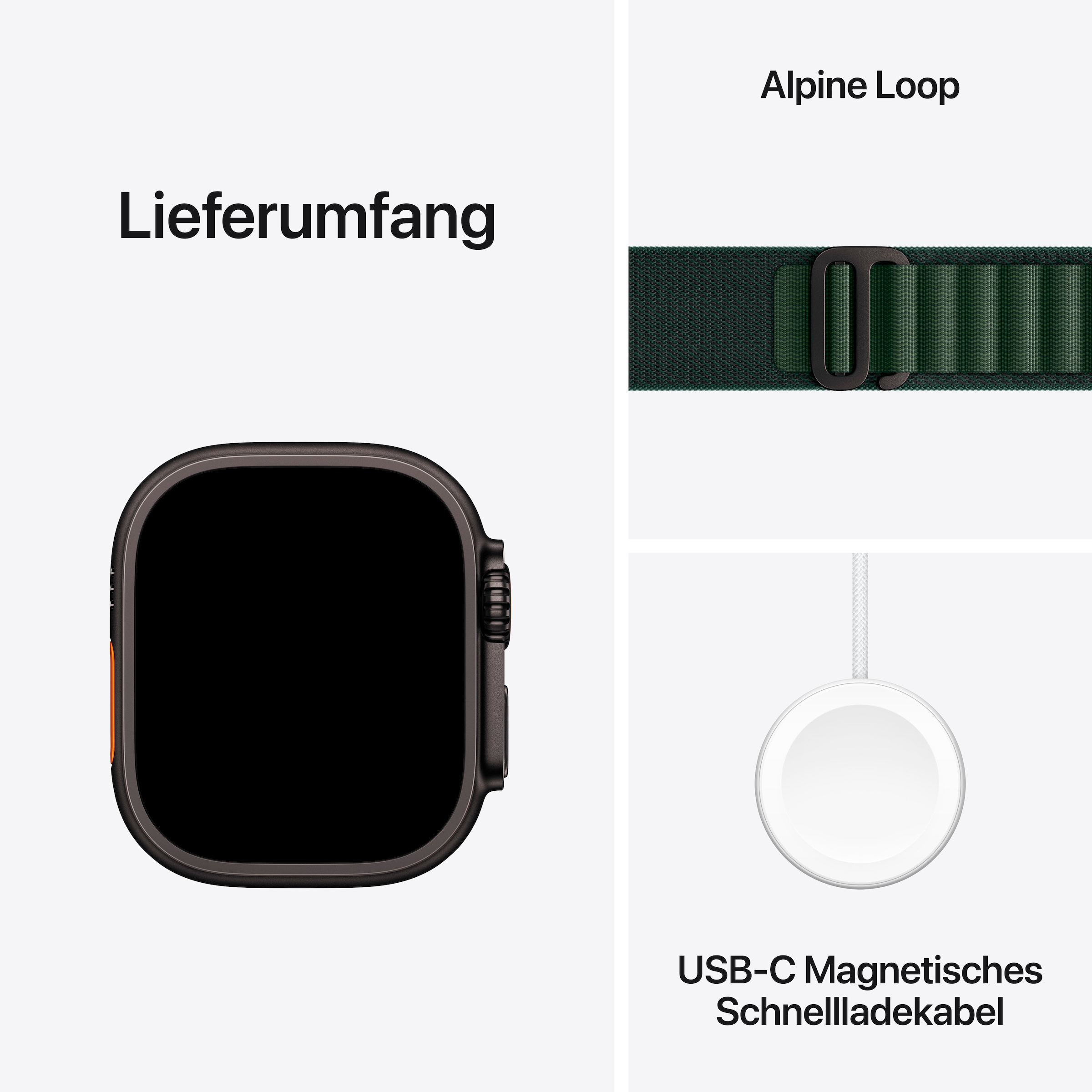 Apple Smartwatch »Watch Ultra 2 (2024) GPS + Cellular«, (4,9 cm), Watch OS, 64 GB