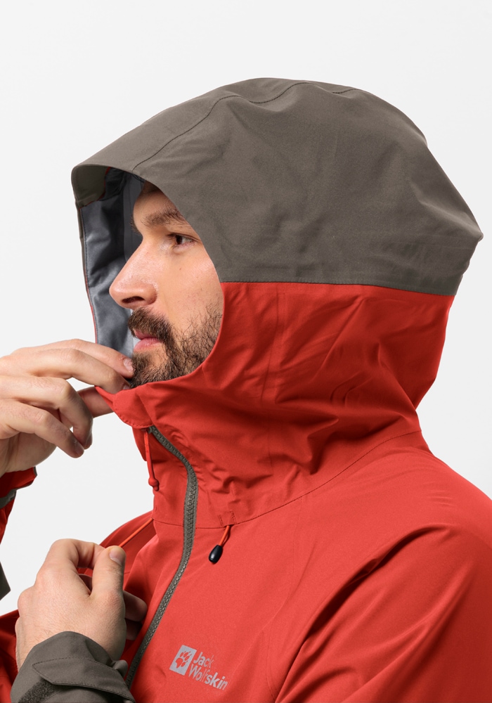 Jack Wolfskin Fahrradjacke »MOROBBIA 3L JKT M«, mit Kapuze