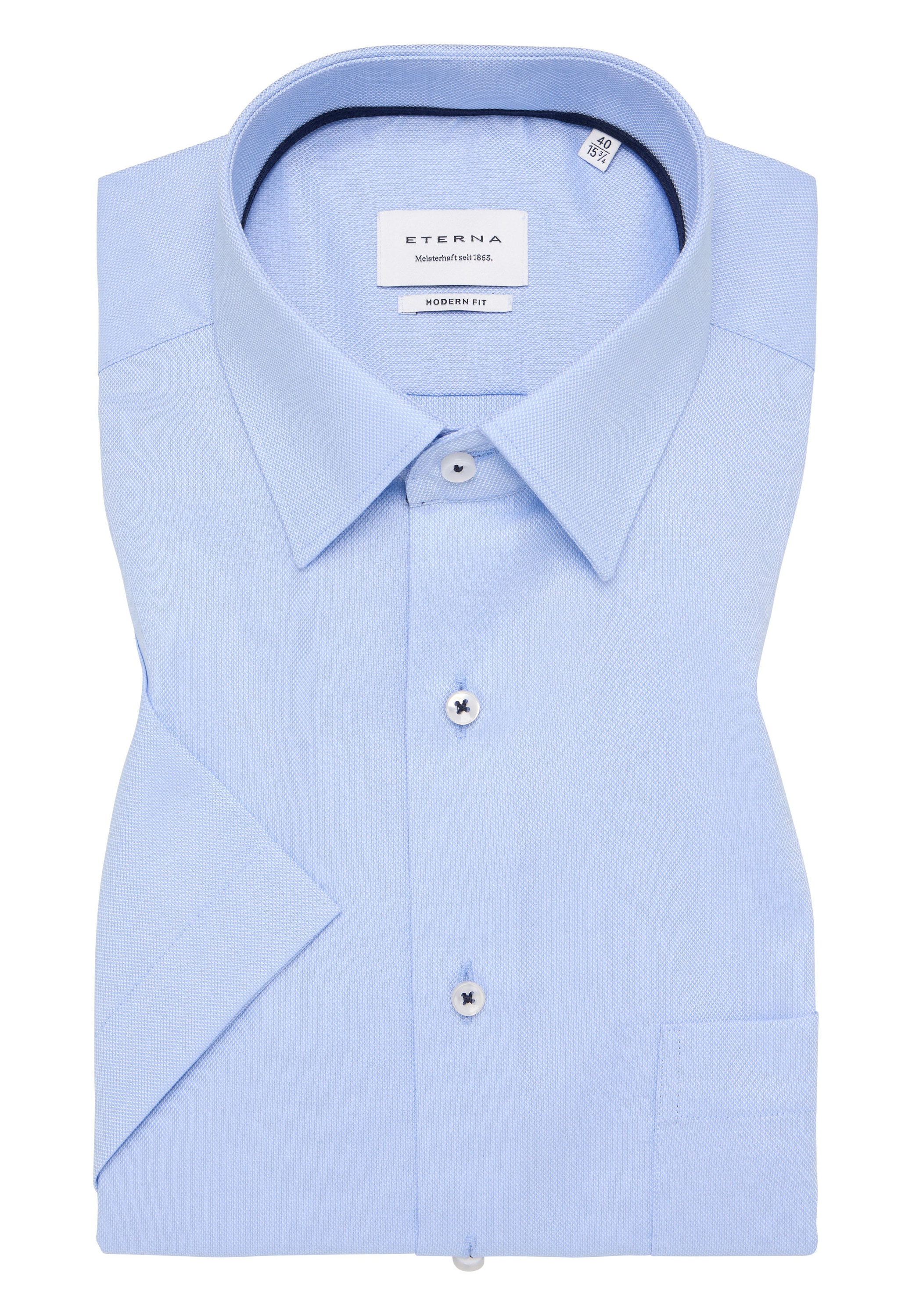 Eterna Kurzarmhemd »MODERN FIT«, NON IRON (bügelfrei)