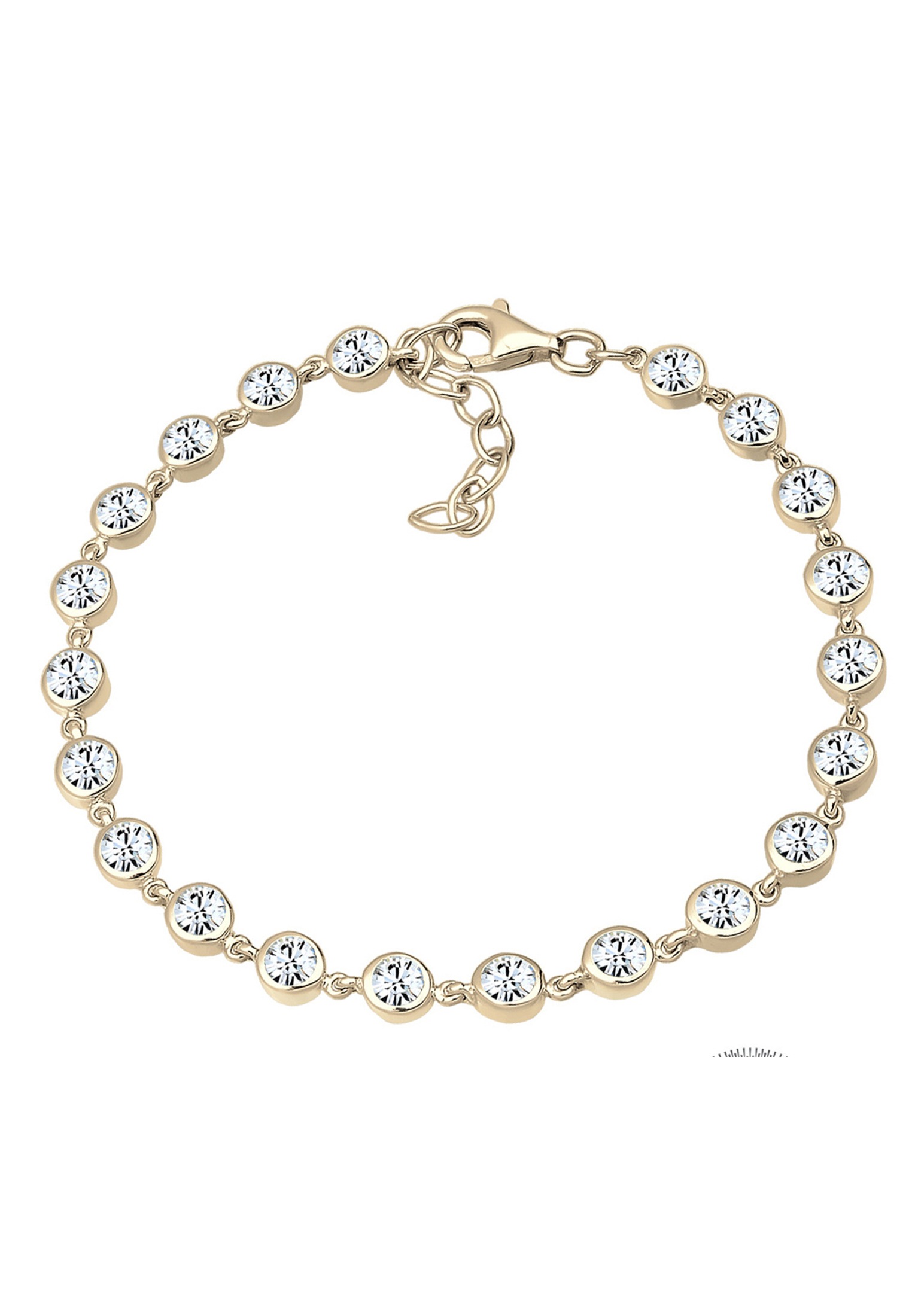 Elli Premium Armkette »Armband Kristalle 925 Sterling Silber«