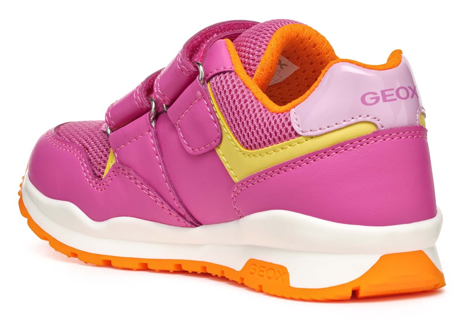 Geox Sneaker »J PAVEL GIRL«, Freizeitschuh, Klettschuh in bunter Farbkombination