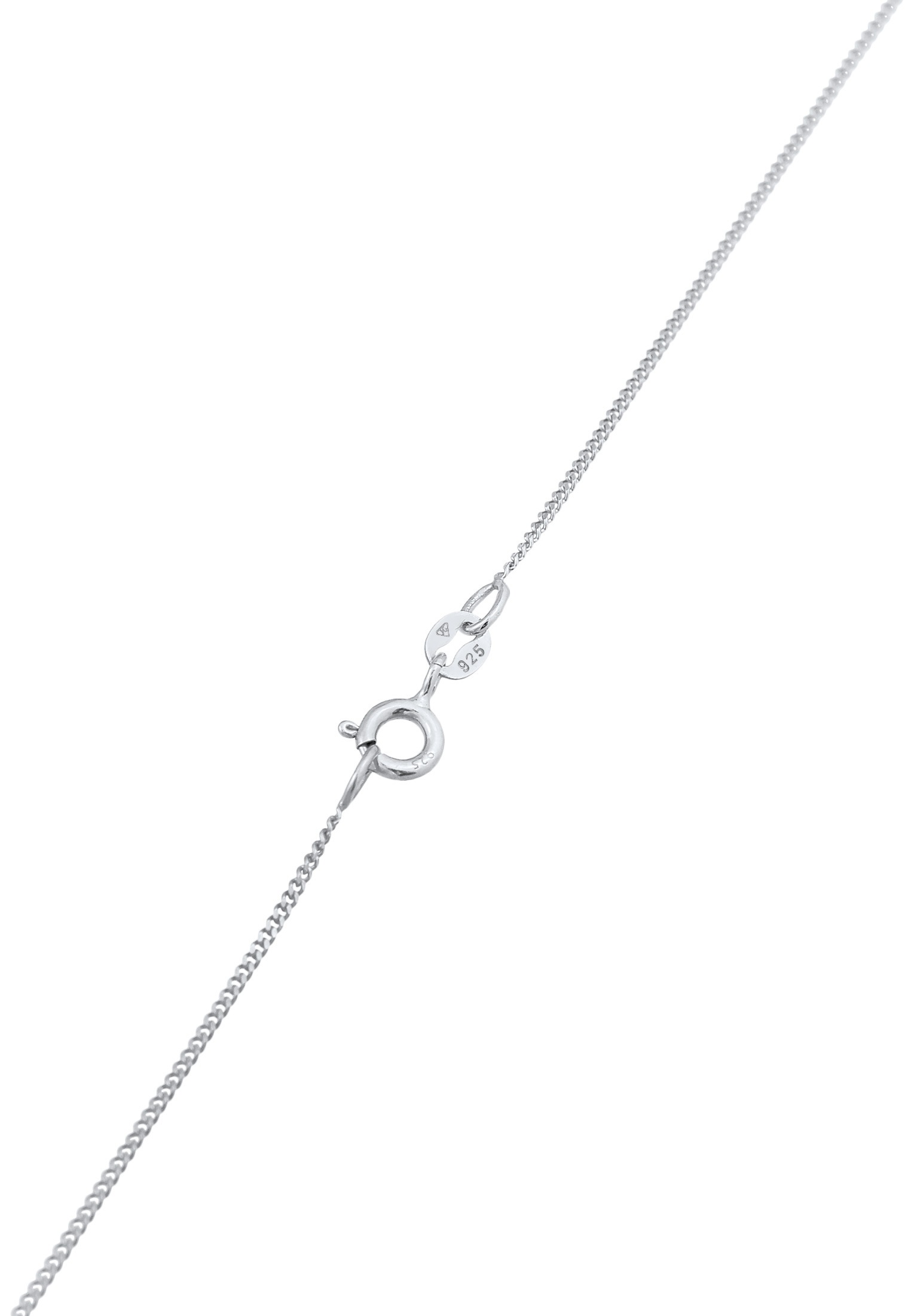 Nenalina Lange Kette »Halskette Anhänger Muschelkernperle Tropfen 925 Silber«