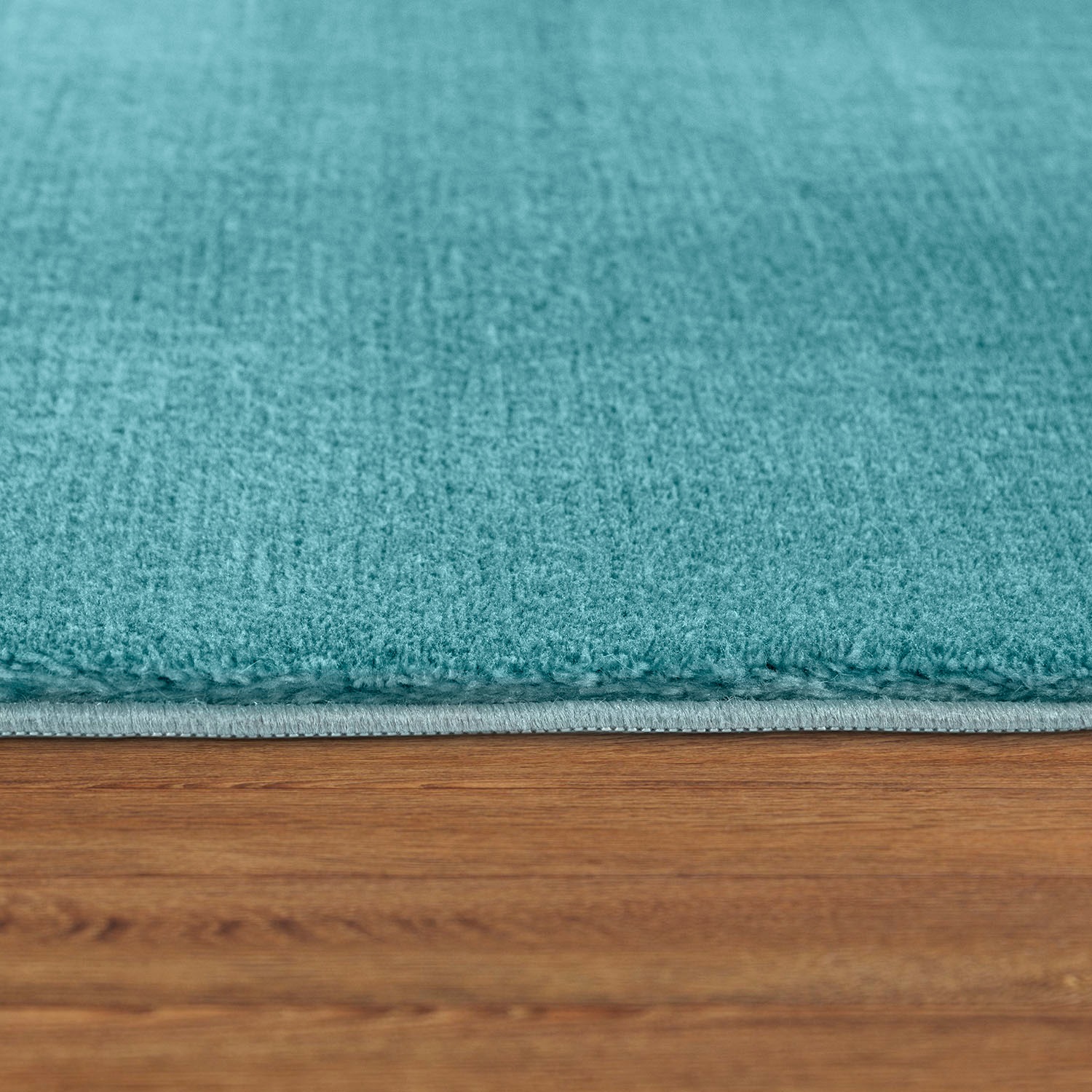 Paco Home Teppich »Cadiz 630«, rund, 14 mm Höhe, Kurzflor, Uni-Farben, besonders weich, waschbar, Wohnzimmer