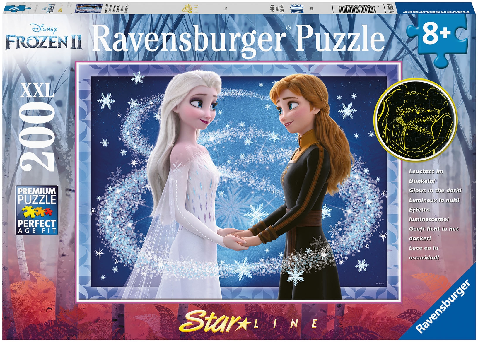 Ravensburger Puzzle »Bezaubernde Schwestern«, mit leuchtenden Details; FSC® - schützt Wald - weltweit