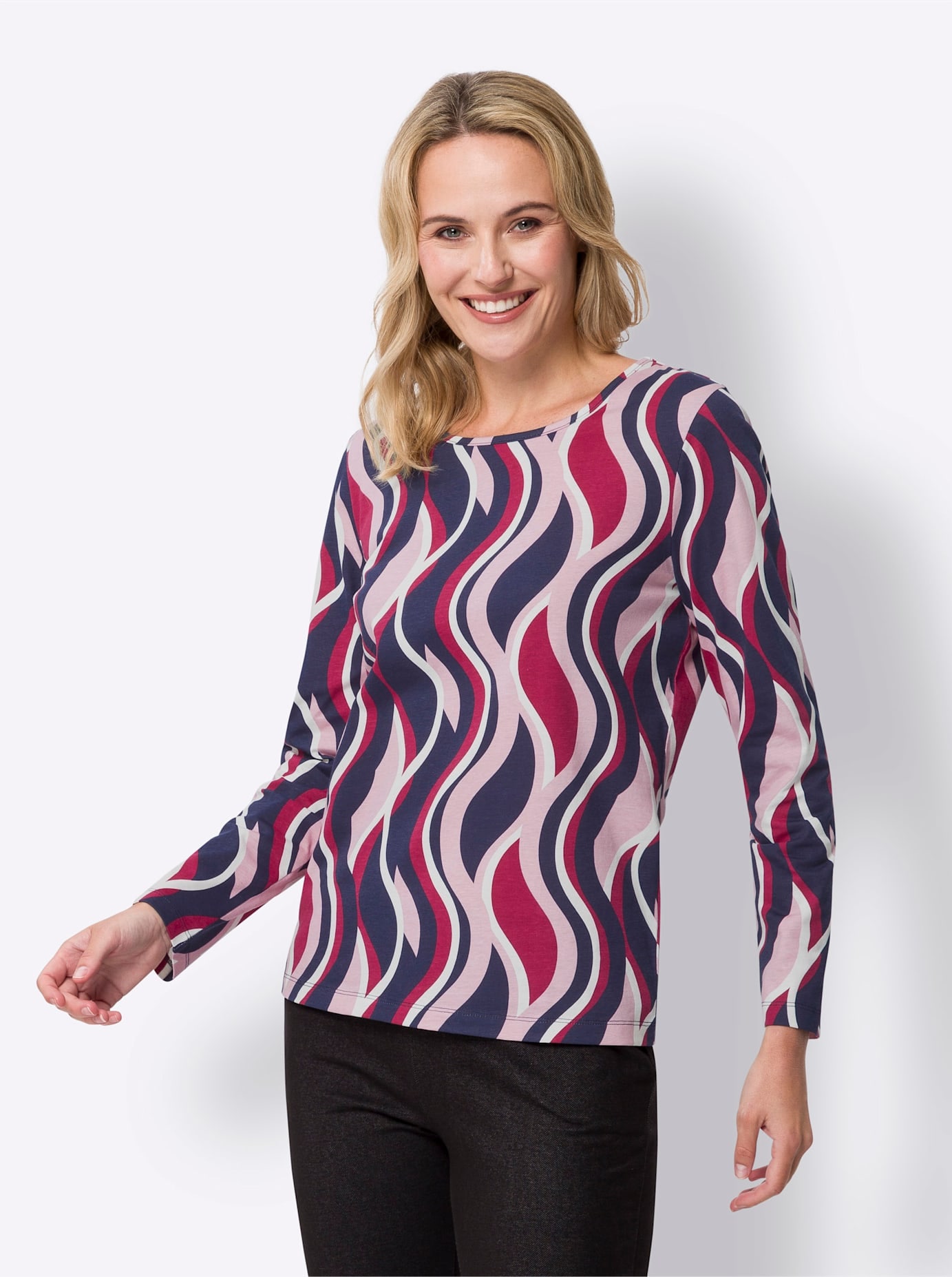 Classic Basics Langarmshirt »Rundhals-Shirt«, (1 tlg.)