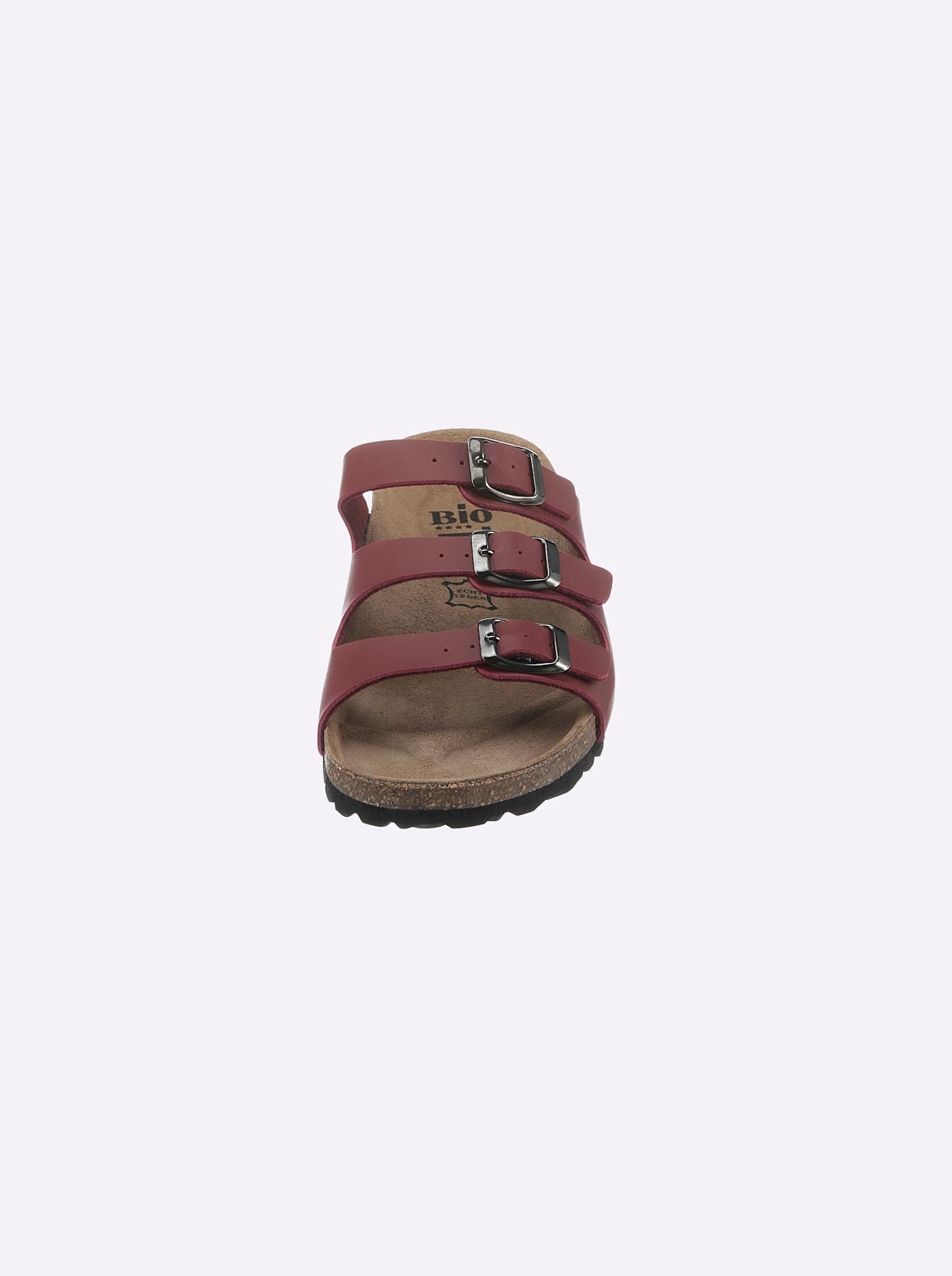 Bio Time, Damen, Pantolette, bordeaux, 37, bordeaux, Weite F