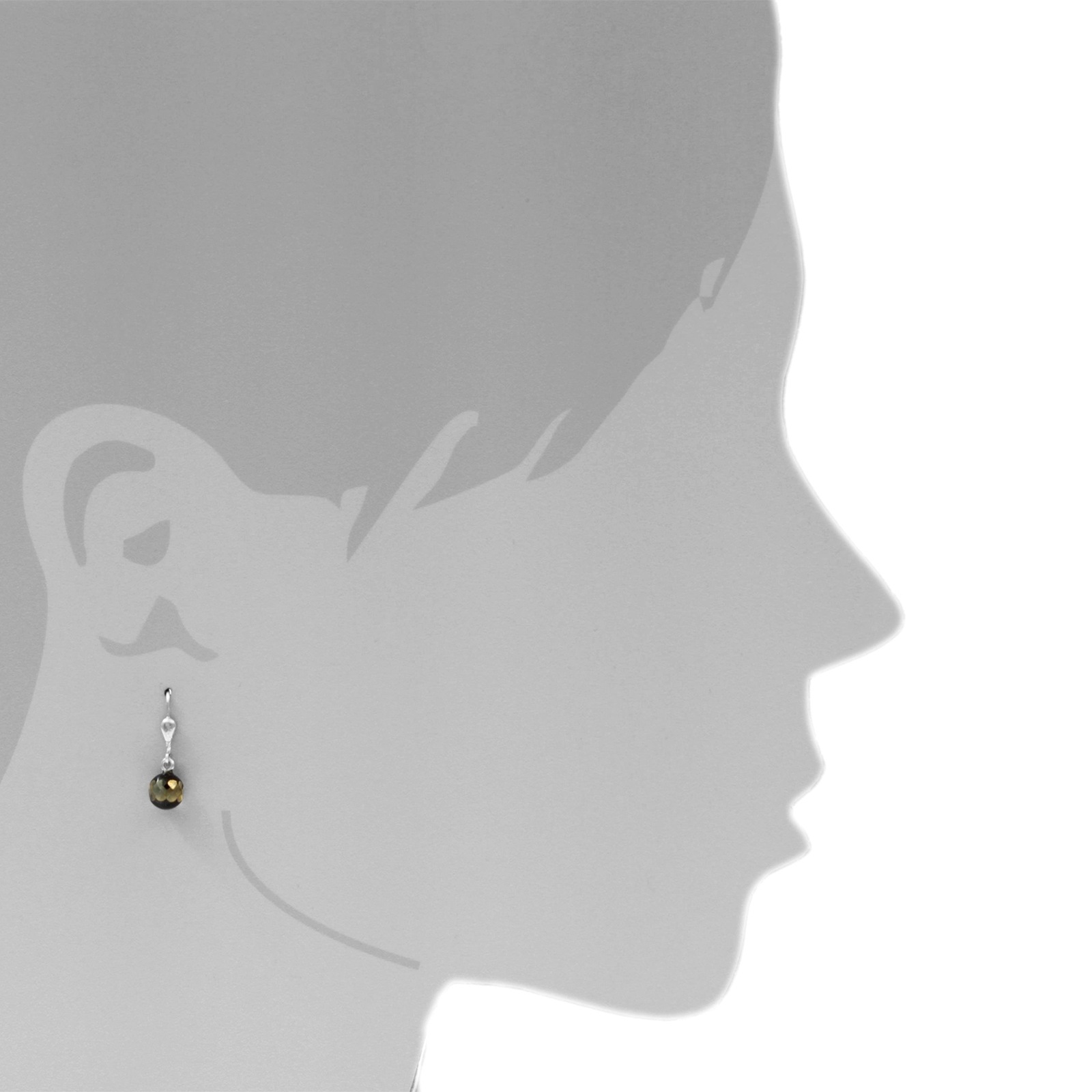OSTSEE-SCHMUCK Paar Ohrhänger »- Klassisch 7 mm - Silber 925/000 - Bernstein«