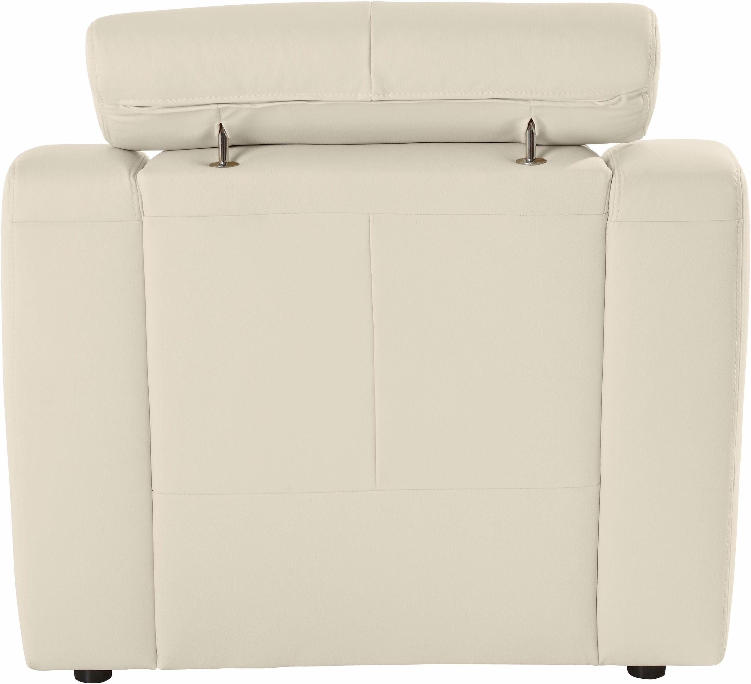 exxpo - sofa fashion Sessel »Lotos, Loungesessel«, mit Kopf- bzw. Rückenteilverstellung