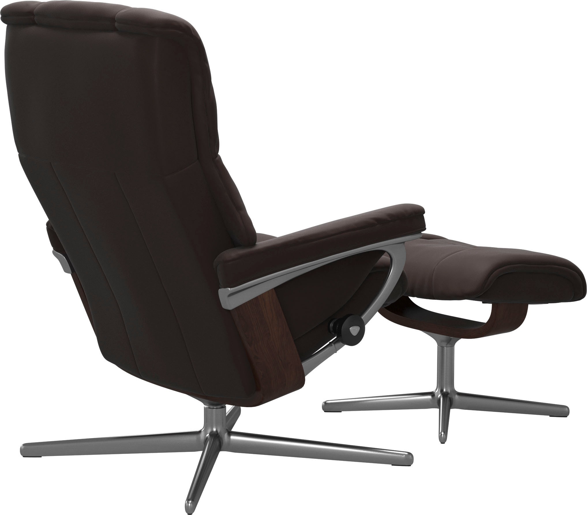 Stressless® Relaxsessel »Mayfair«, mit Cross Base, Größe S, M & L, Holzakzent Braun