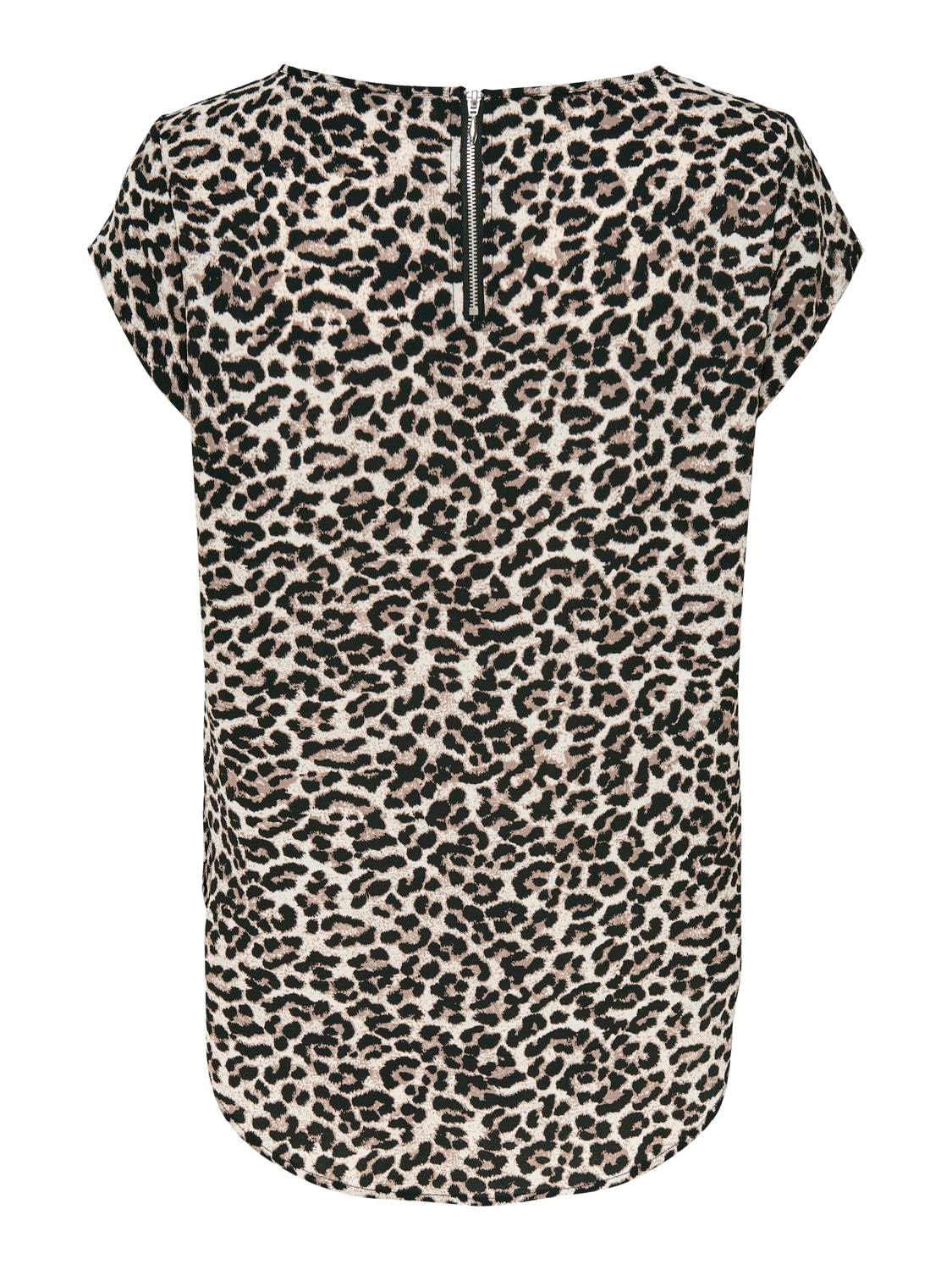 ONLY Shirtbluse »ONLVIC S/S AOP TOP NOOS PTM«, mit Allover Druck