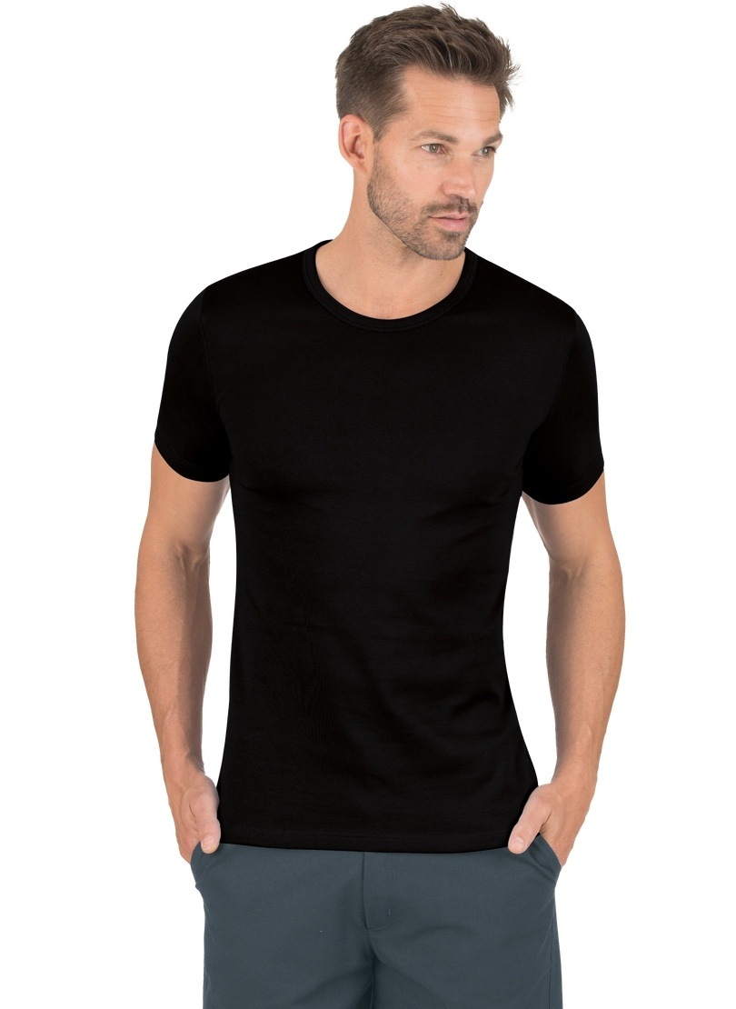 Baumwolle/Elastan« ♕ bei T-Shirt »TRIGEMA T-Shirt aus Trigema