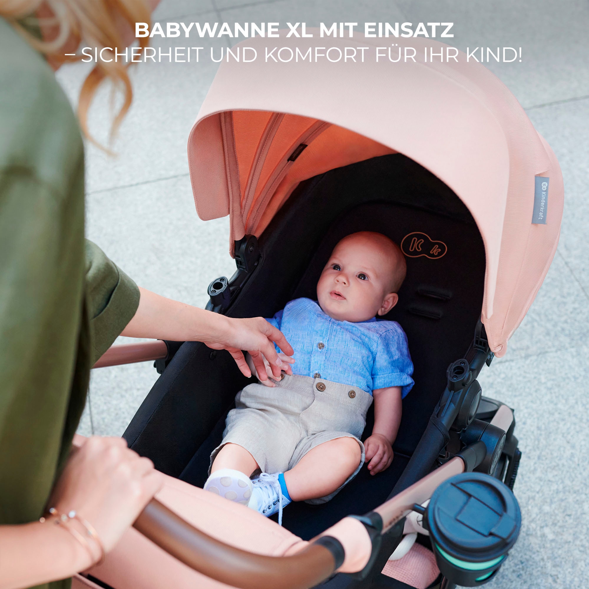 Kinderkraft Kombi-Kinderwagen »MOOV 2 Air 3IN1«, 27 kg, mit Luftreifen