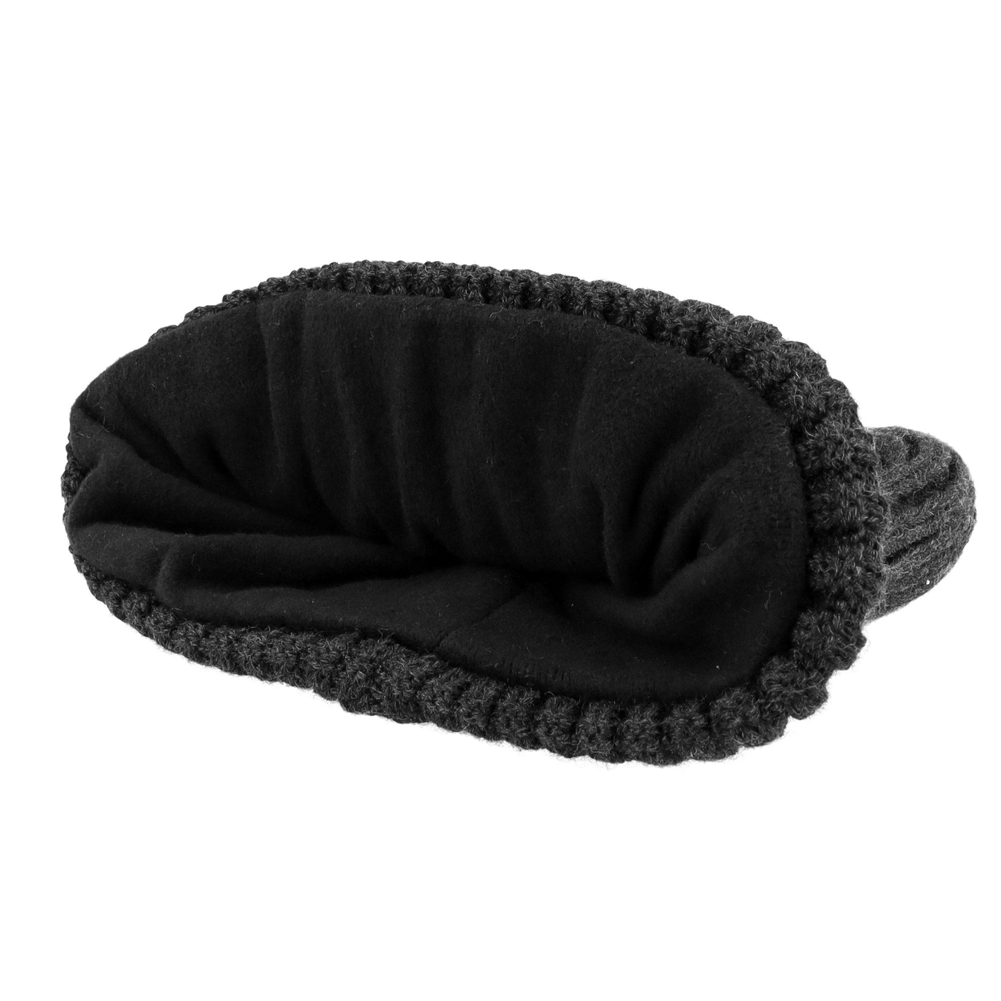 MAXIMO Strickmütze Wolle, gefüttert, breiter Umschlag