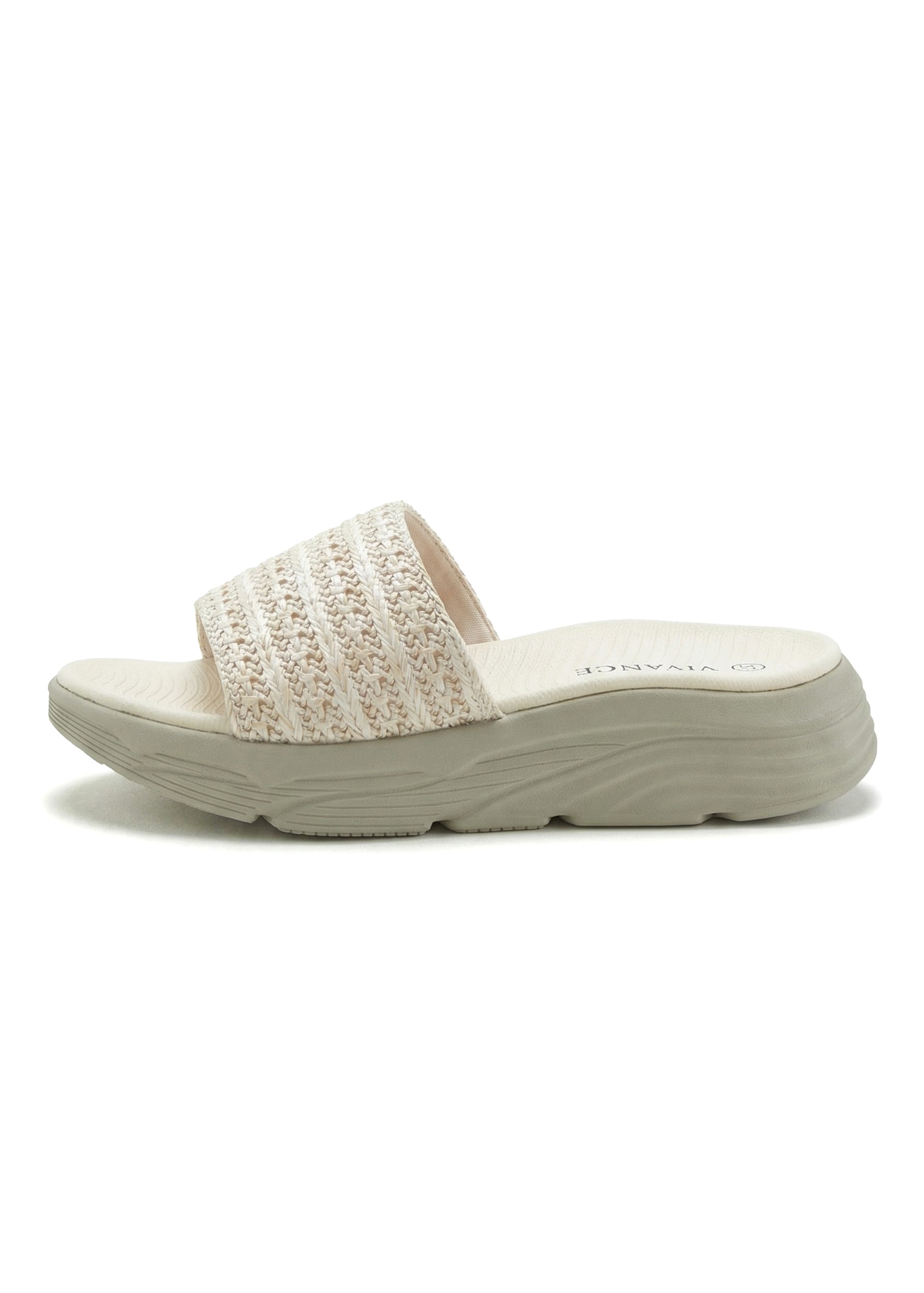 Vivance Pantolette »Mule, Sandale, Sommerschuh, offener Schuh,«  NEU mit modischer Sohle VEGAN