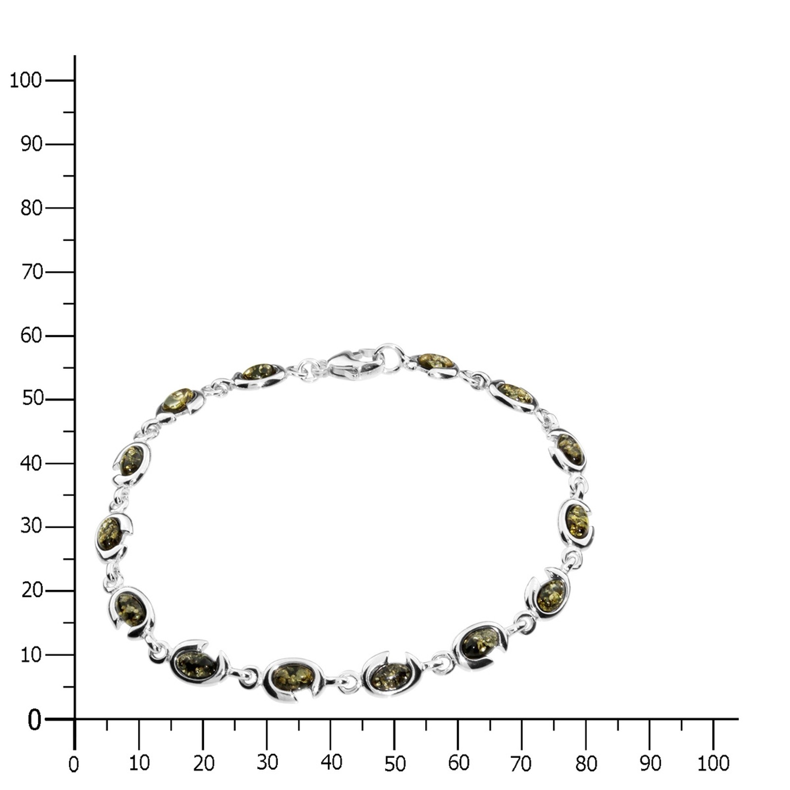 OSTSEE-SCHMUCK Armband »- Tabea - Silber 925/000 - Bernstein«