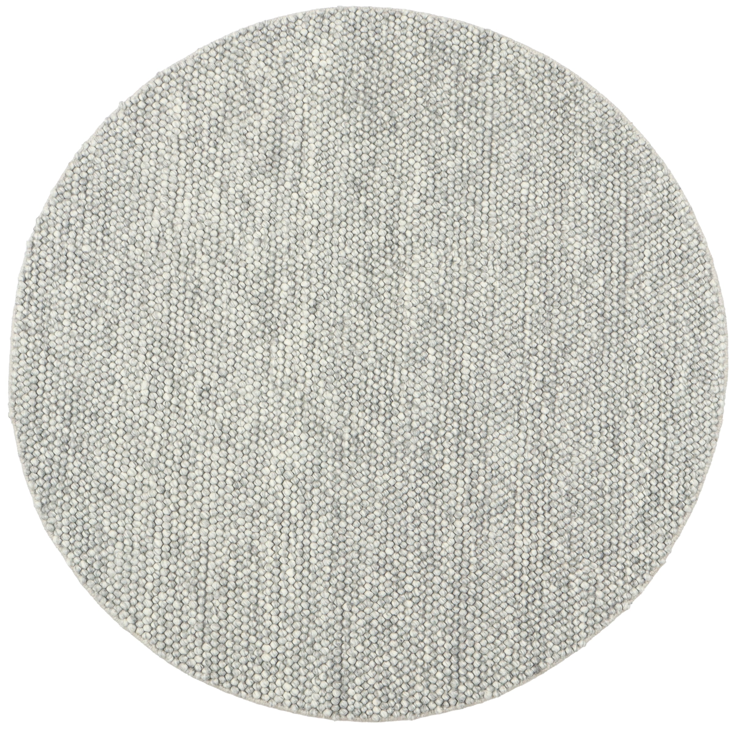 my home Wollteppich »Wolly« rund 14 mm Höhe Wolle, handgewebt, Handweb Teppiche, Wohnzimmer, Schlafzimmer