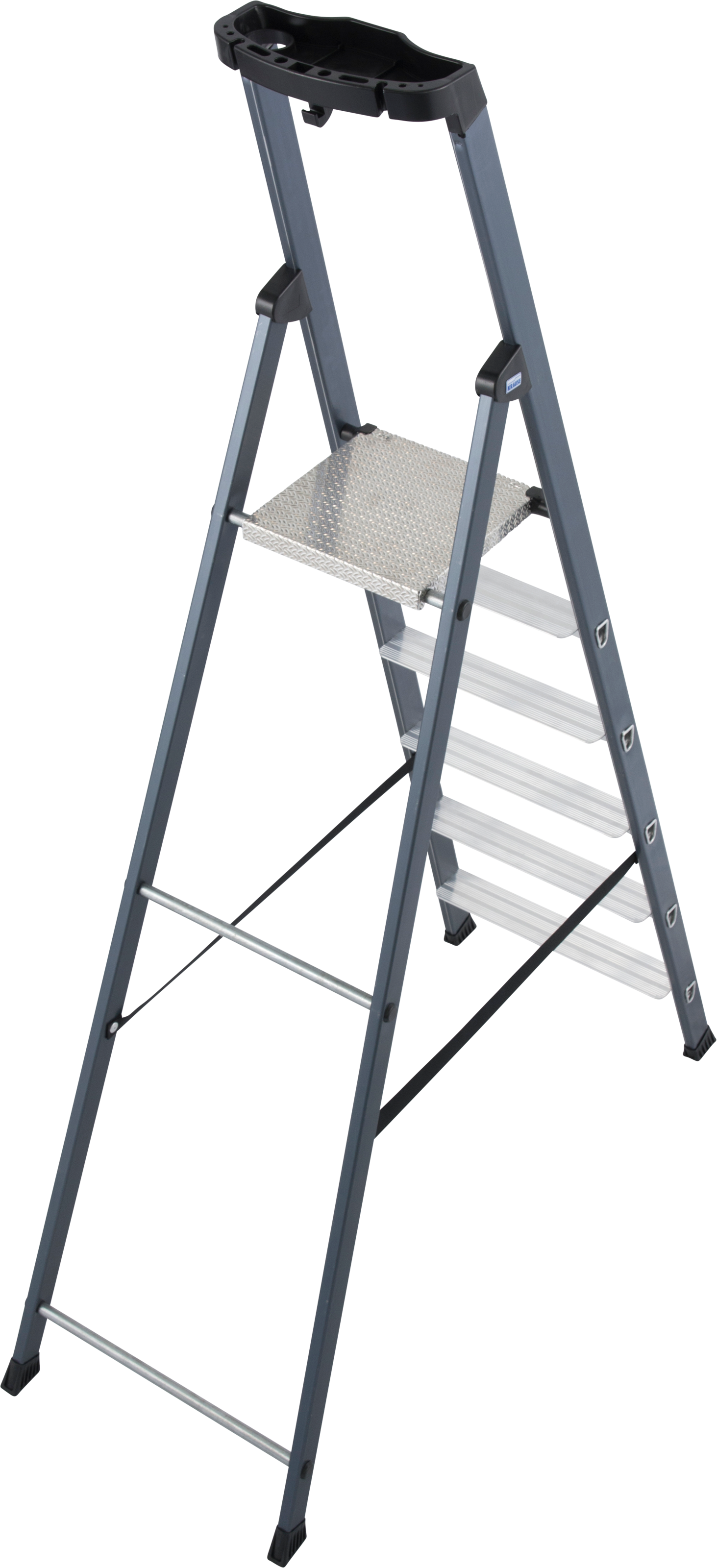 KRAUSE Stehleiter »SePro S«, Alu eloxiert, 1x6 Stufen, Arbeitshöhe ca. 325 cm