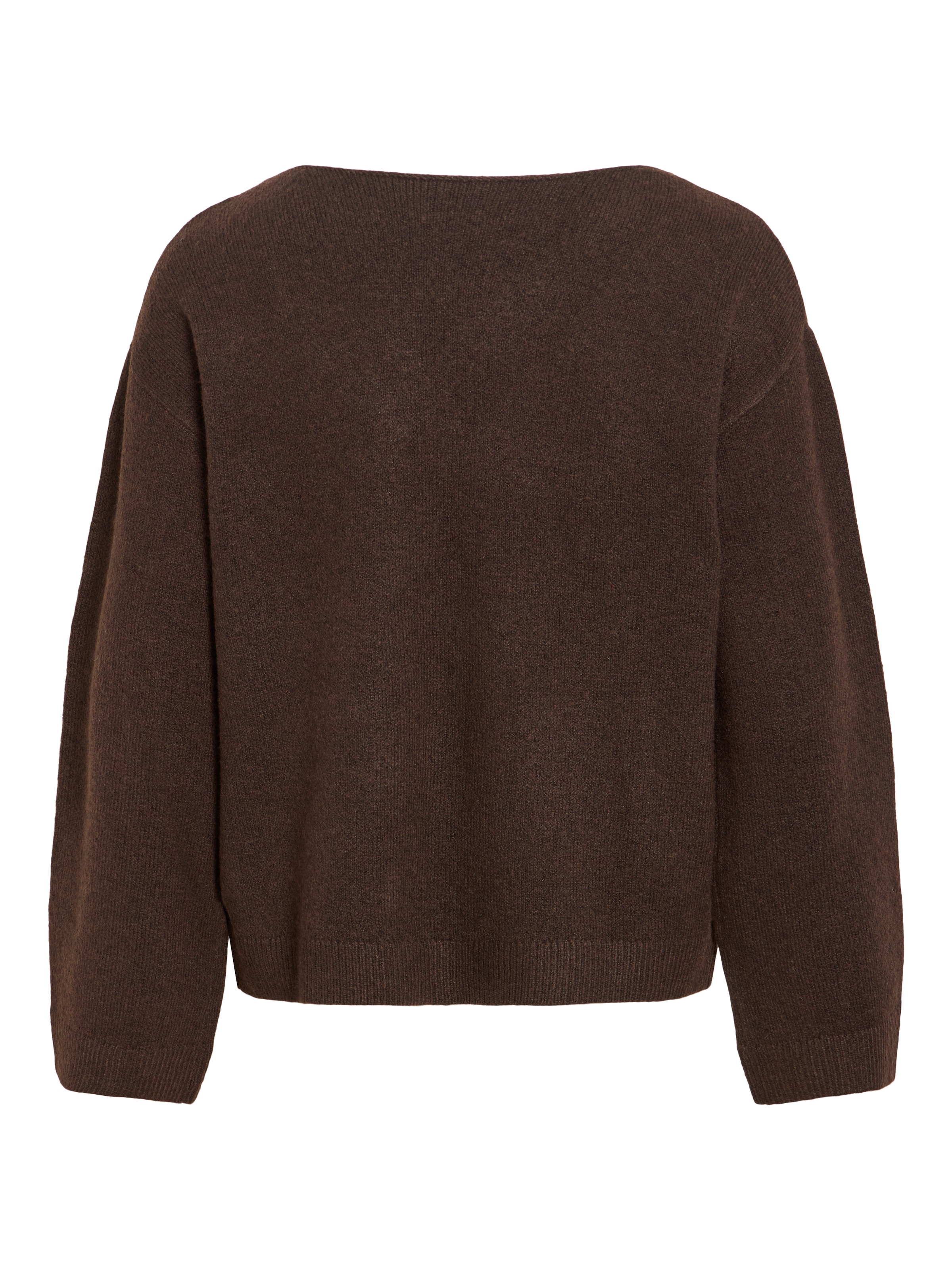 Vila V-Ausschnitt-Pullover »VILIGA L/S V-NECK REV LACE KNIT TOP-NOOS« Materialmix, Spitzen-Detail, regular fit