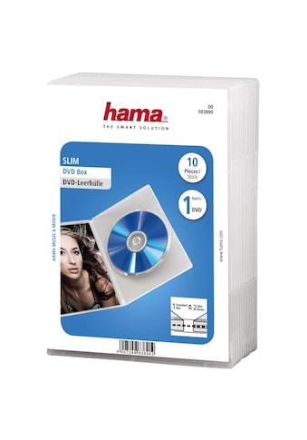 Hama DVD-Hülle, Slim, 10er-Pack, Transparent kaufen