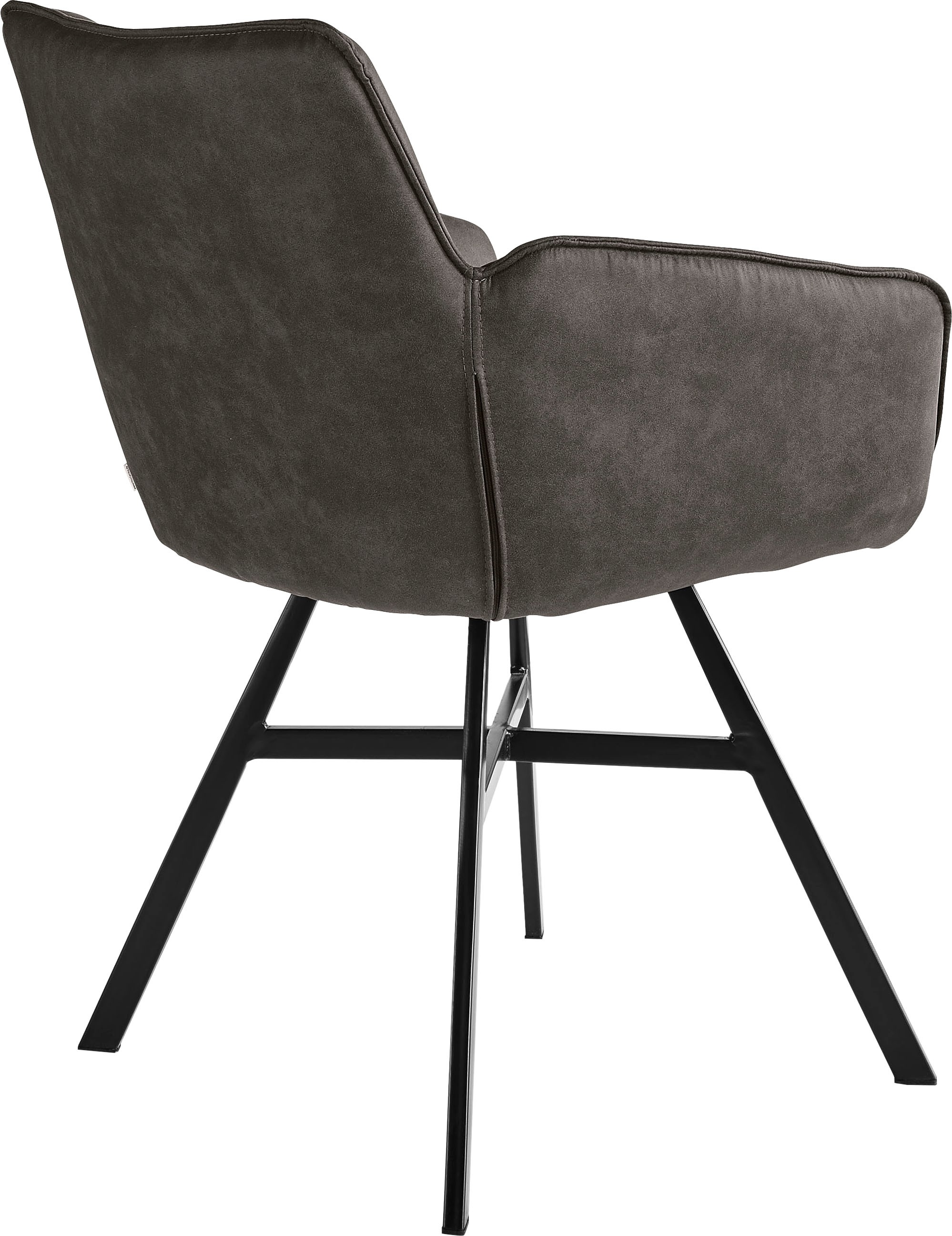 set one by Musterring Armlehnstuhl »Frisco« () 2er Set, 4-Fußgestell, Sitzhöhe 50 cm