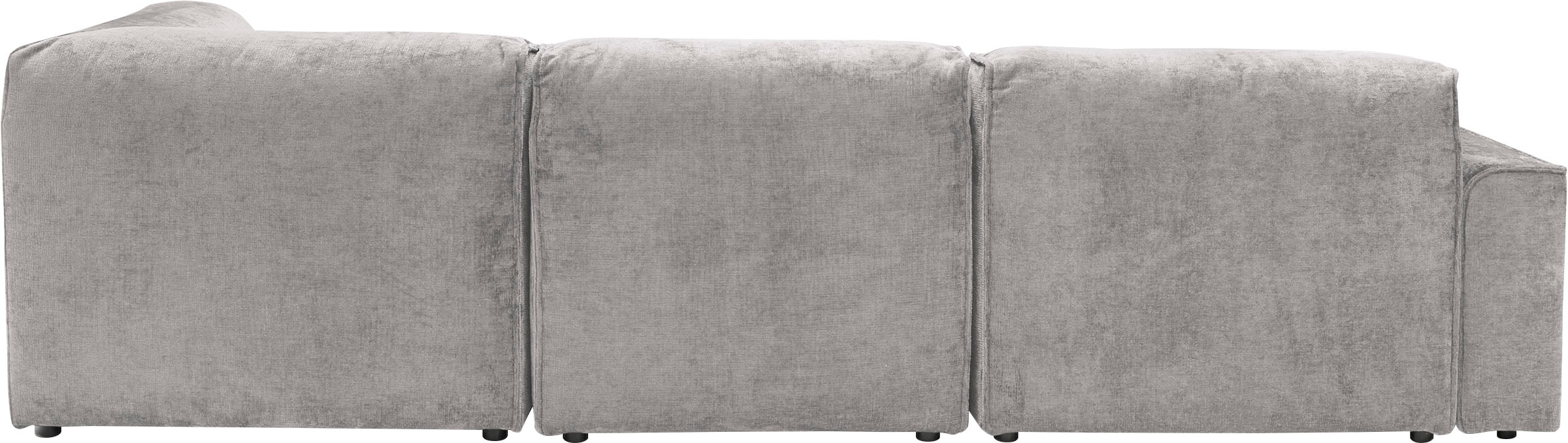 RAUM.ID Ecksofa »Monolid L-Form«, (4 St.), Module einzeln für individuelle Zusammenstellung, Bezug in Teddy-Optik