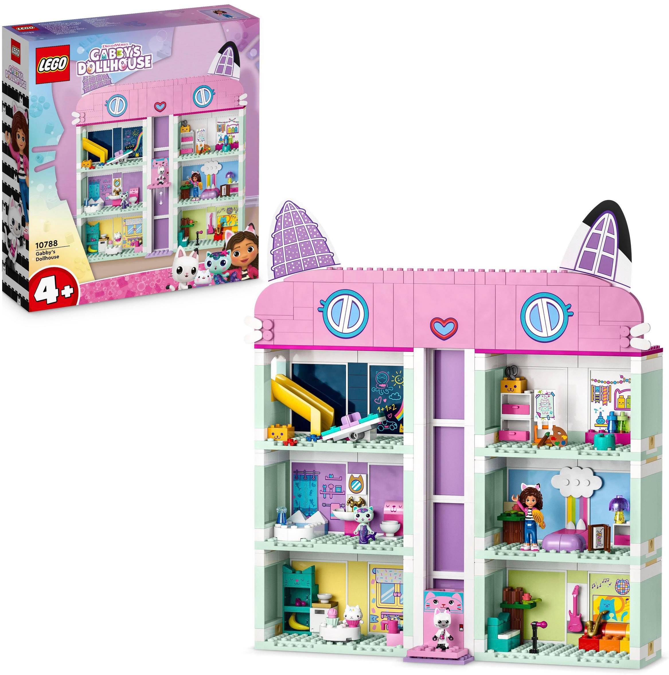 Konstruktionsspielsteine »Gabbys Puppenhaus (10788), LEGO® Gabby's Dollhouse«, (498...
