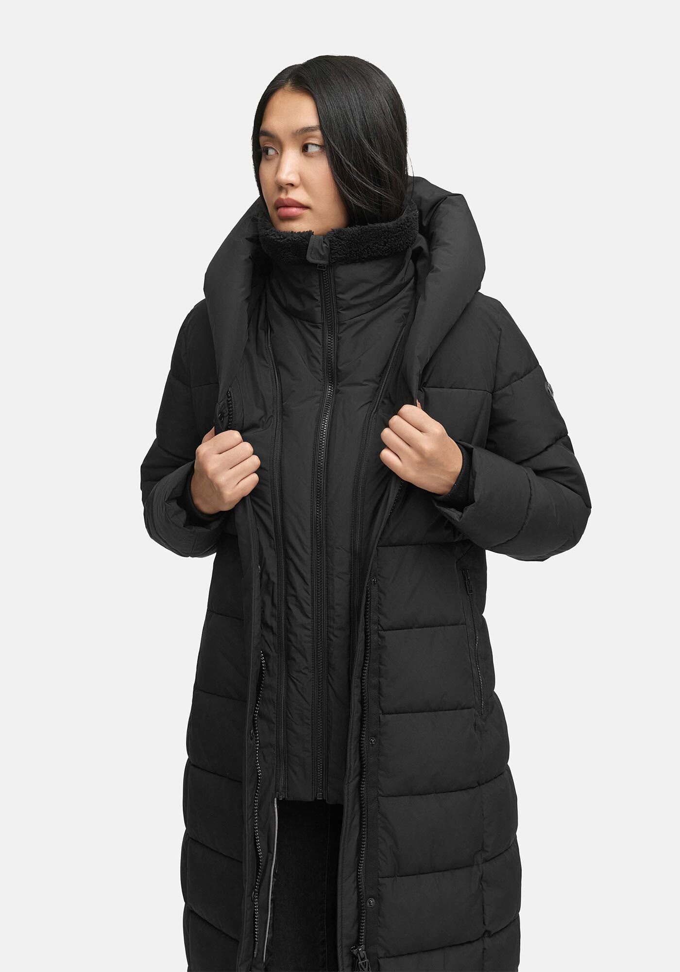 Marikoo Winterjacke »Marikoo Pakoraa 16 Steppmantel N088«
