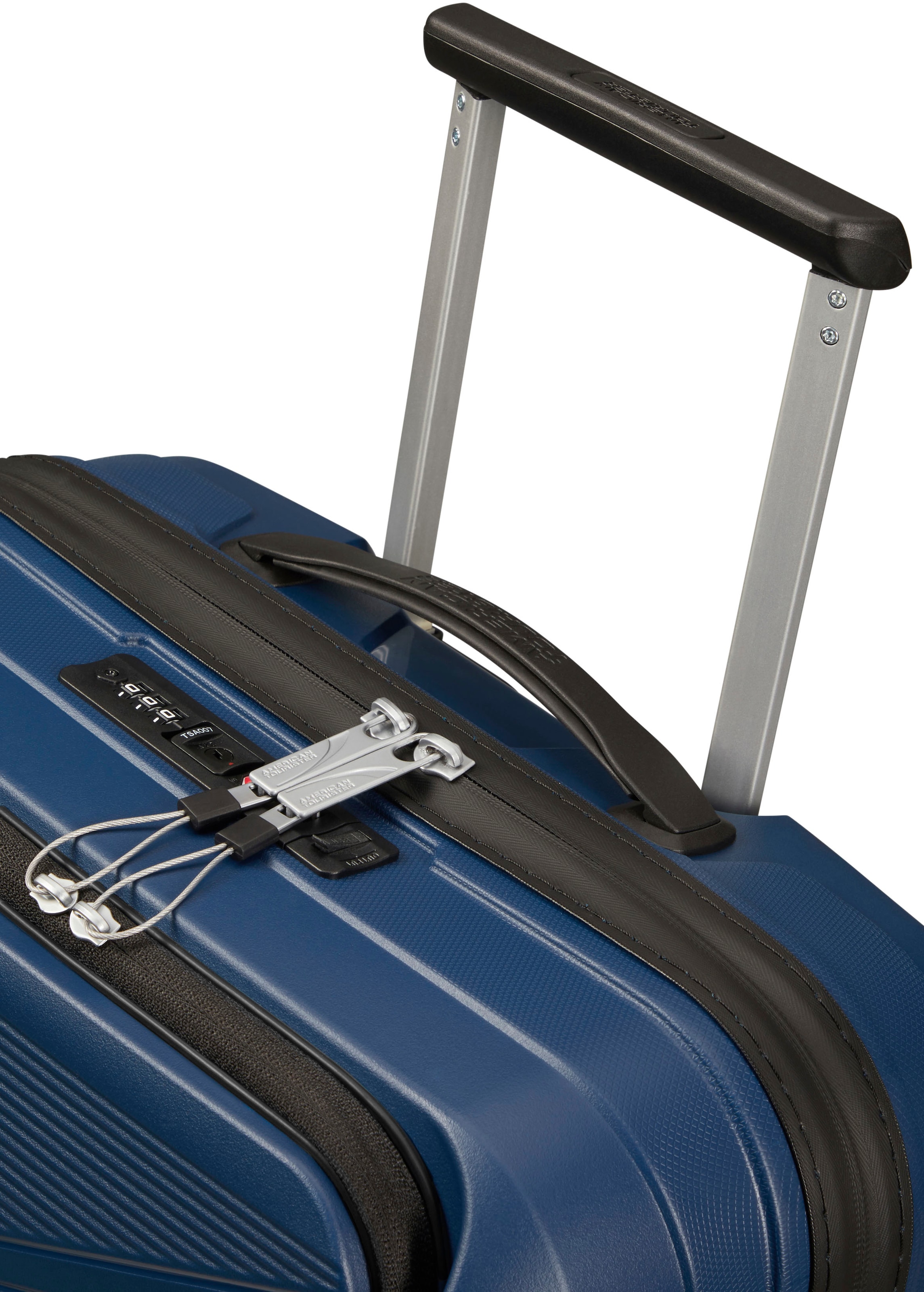 American Tourister® Hartschalen-Trolley »AIRCONIC 55«, 4 Rollen, mit 15,6-Zoll Laptopfach, Tabletfach und USB-Schleuse