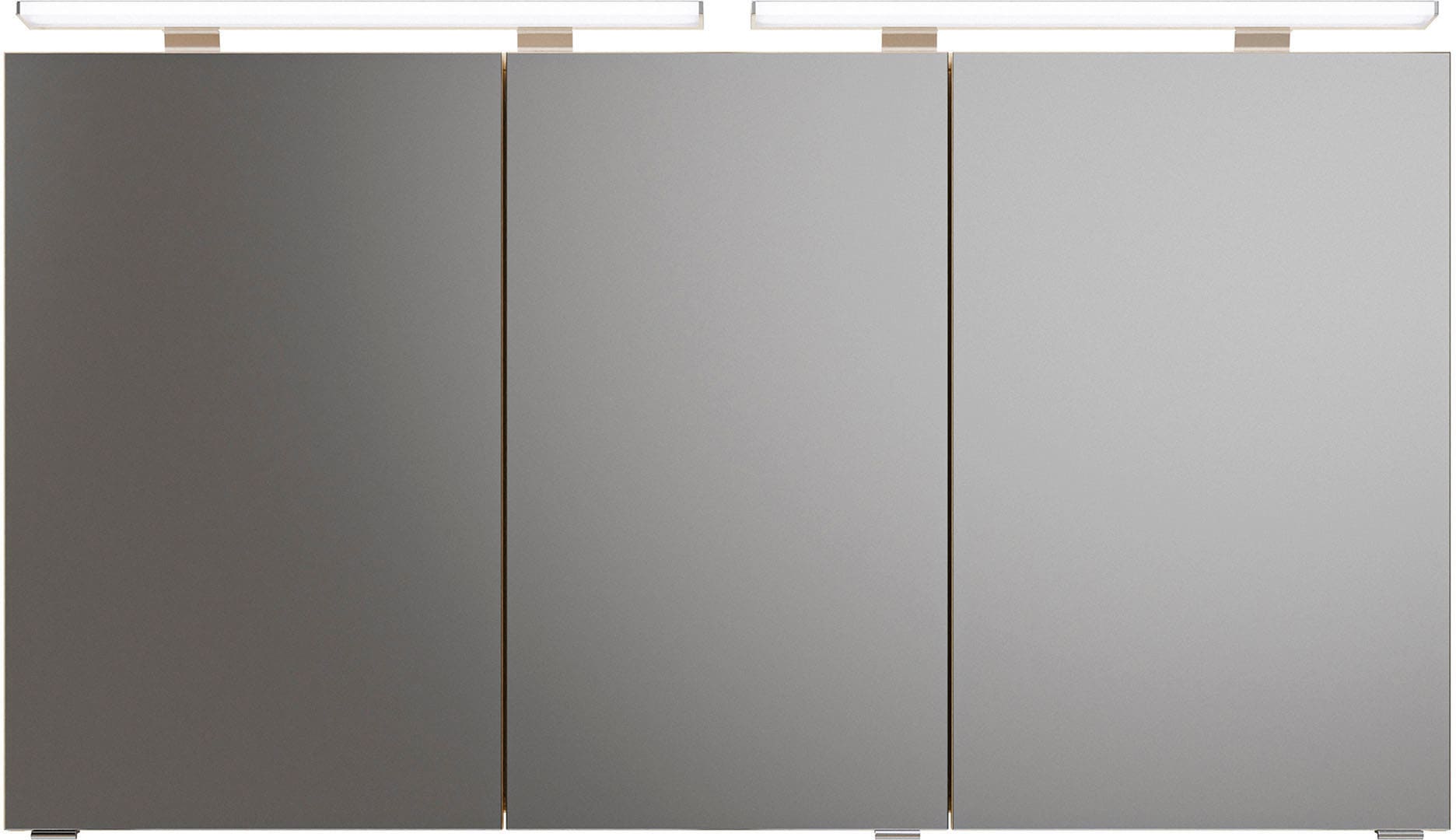 Saphir Badmöbel-Set »Serie 6025 2-teilig Mineralmarmor-Waschtisch mit LED-Spiegelschrank« 2 Stk. tlg.