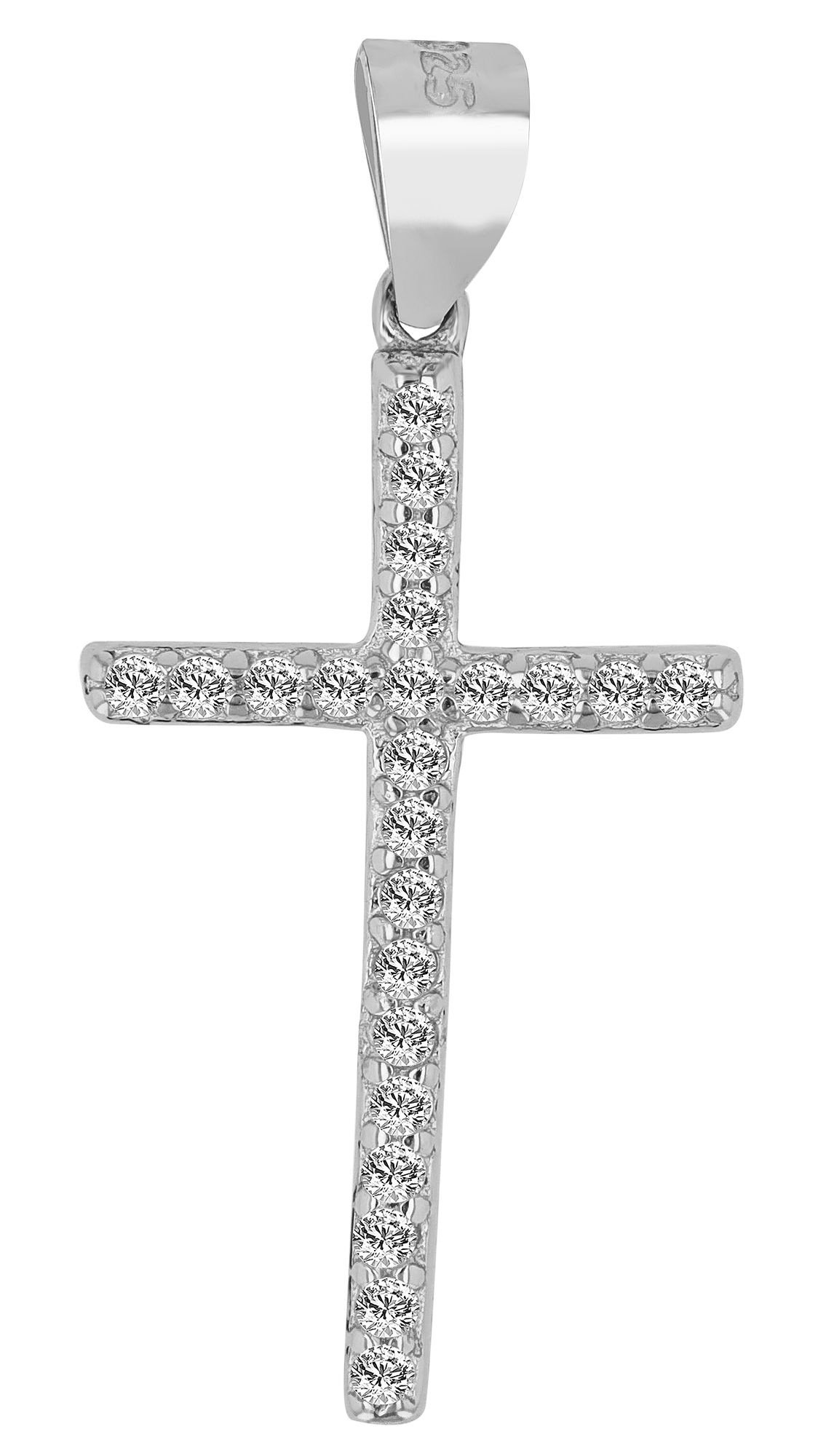 Adelia´s Kettenanhänger »Damen Anhänger ¿ Kreuzanhänger aus 925 Silber mit Zirkonia«