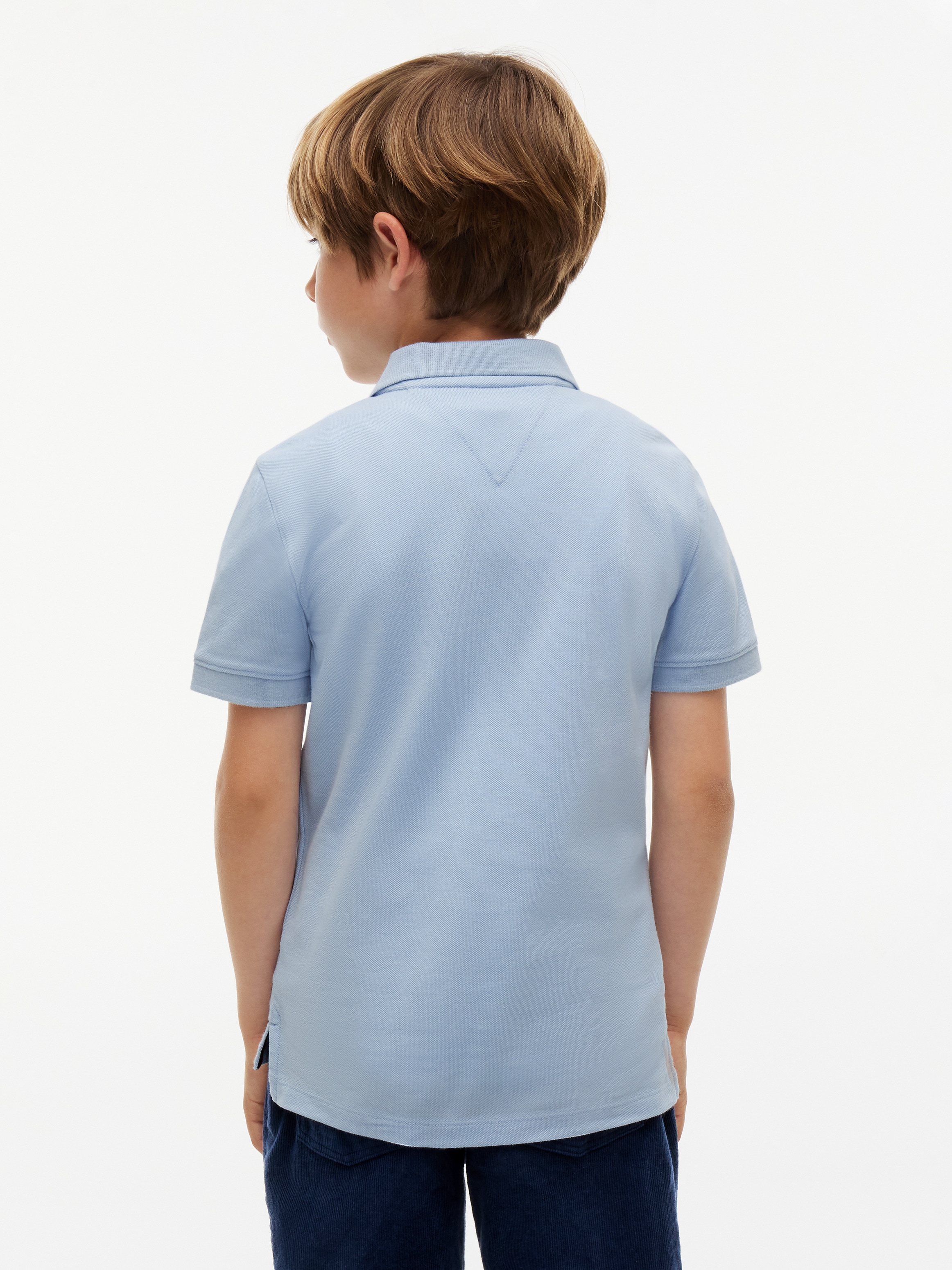 Tommy Hilfiger Poloshirt »FLAG POLO S/S« mit Logostickerei