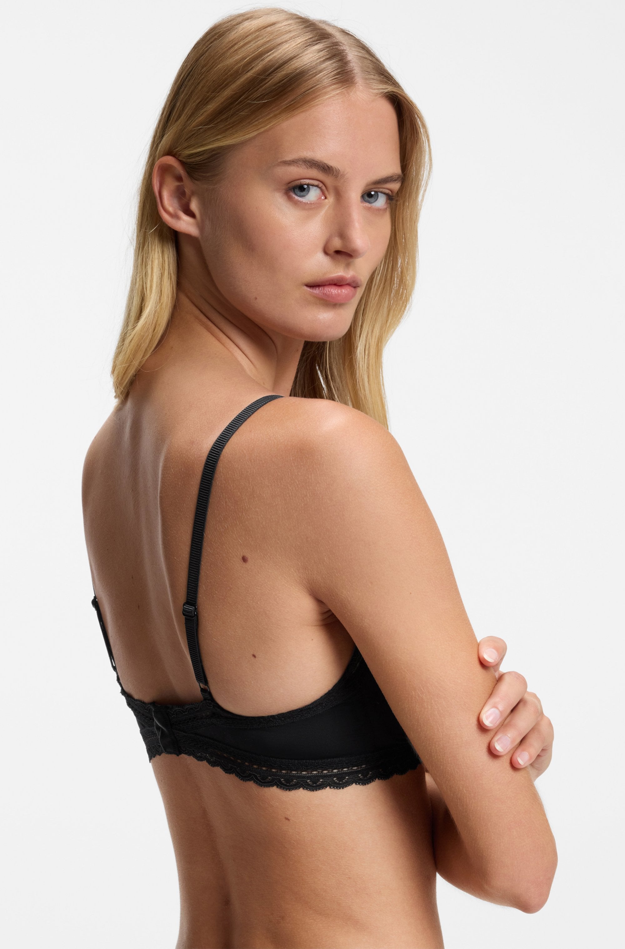 HUGO Underwear Triangel-BH »Unique« mit Spitze