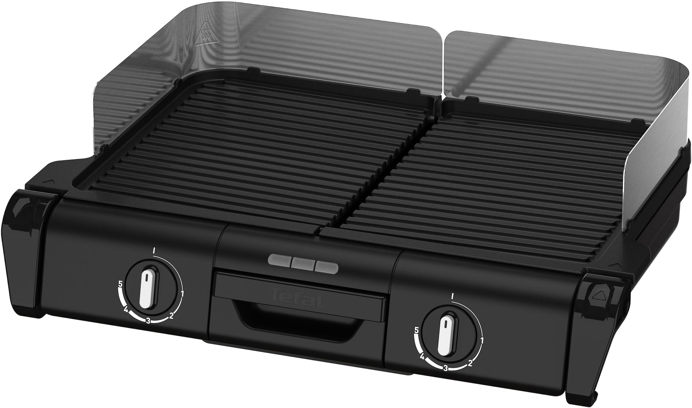 Tefal TG800N BBQ Family Schwarz-Silber