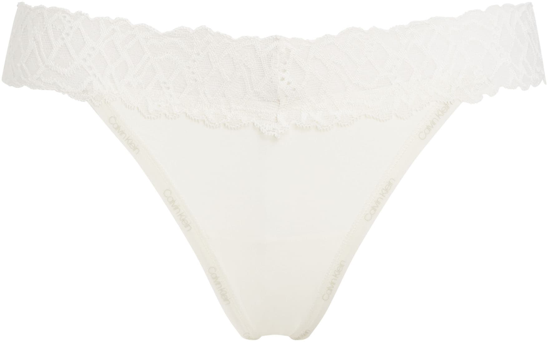 Calvin Klein Underwear Stringtanga »THONG«, mit Spitze am Bund