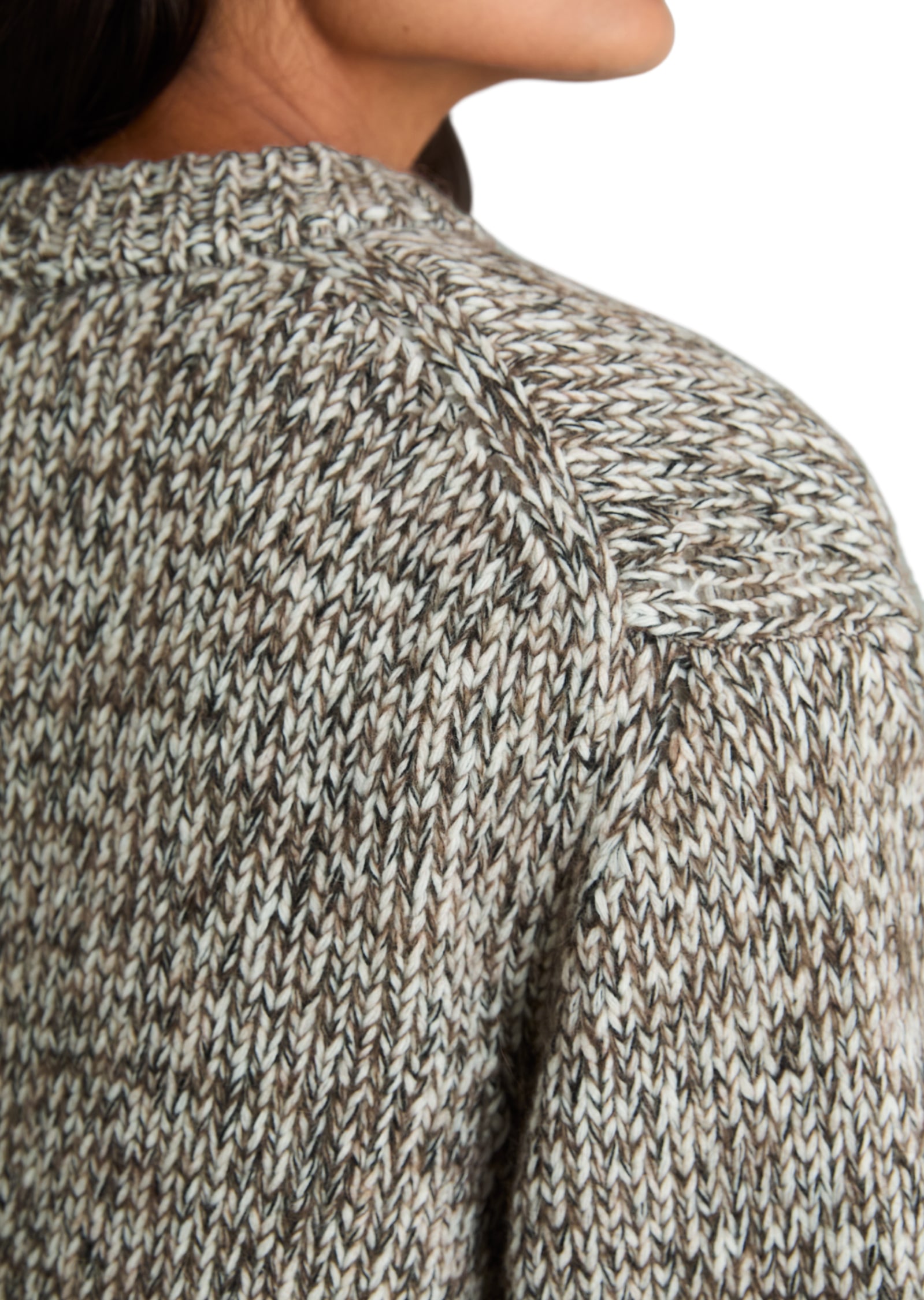 Marc O'Polo DENIM Cardigan relaxed aus Schurwolle-Alpakawolle-Mix