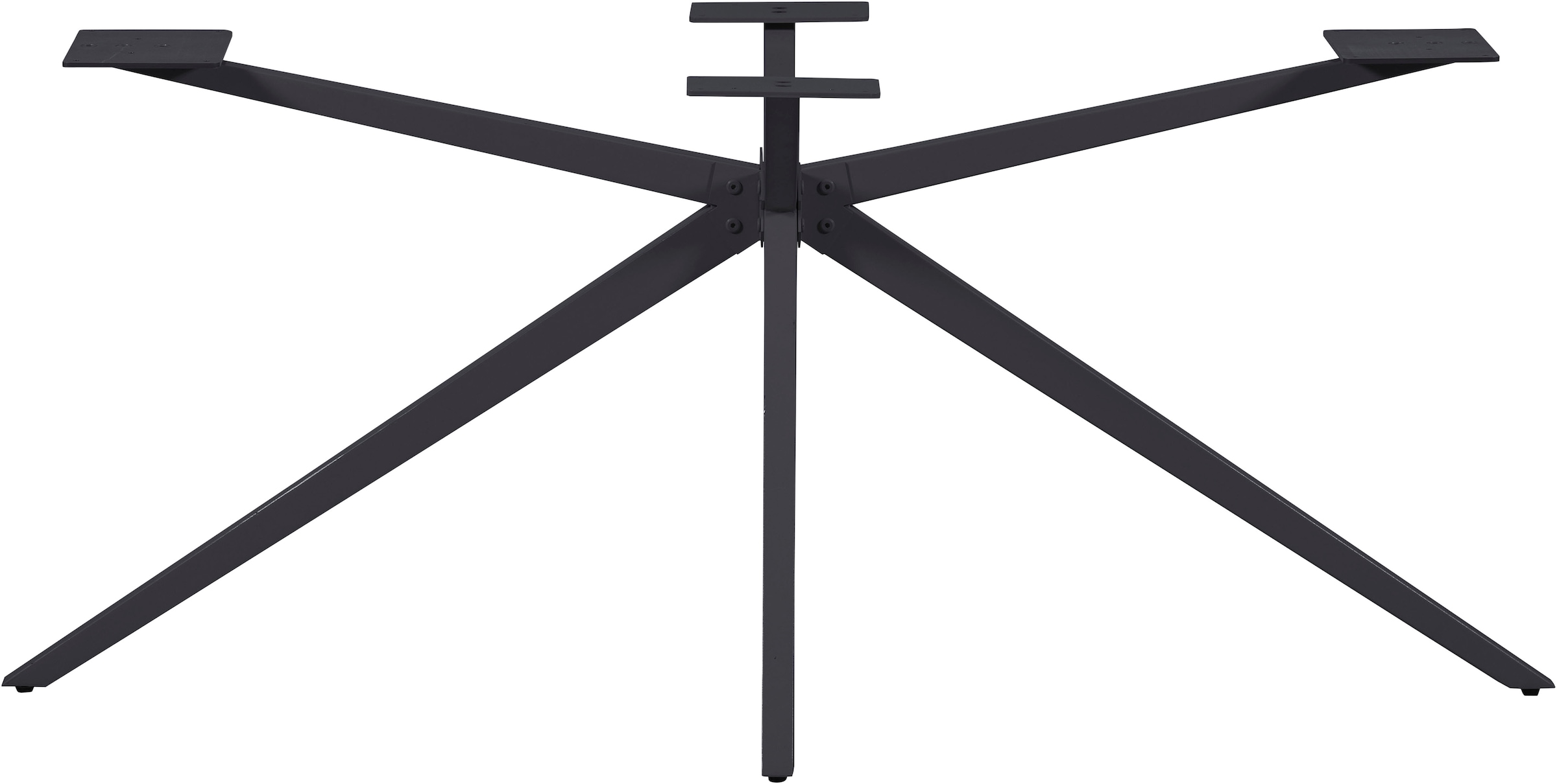 WOOOD Tischbein »Tablo Holland XL Metall mit Pulverbeschichtung B 170 x T 80 x H 72 cm« Kreuzgestell Ø 3,5 cm, Tragkraft 160 kg, einfach zu montieren