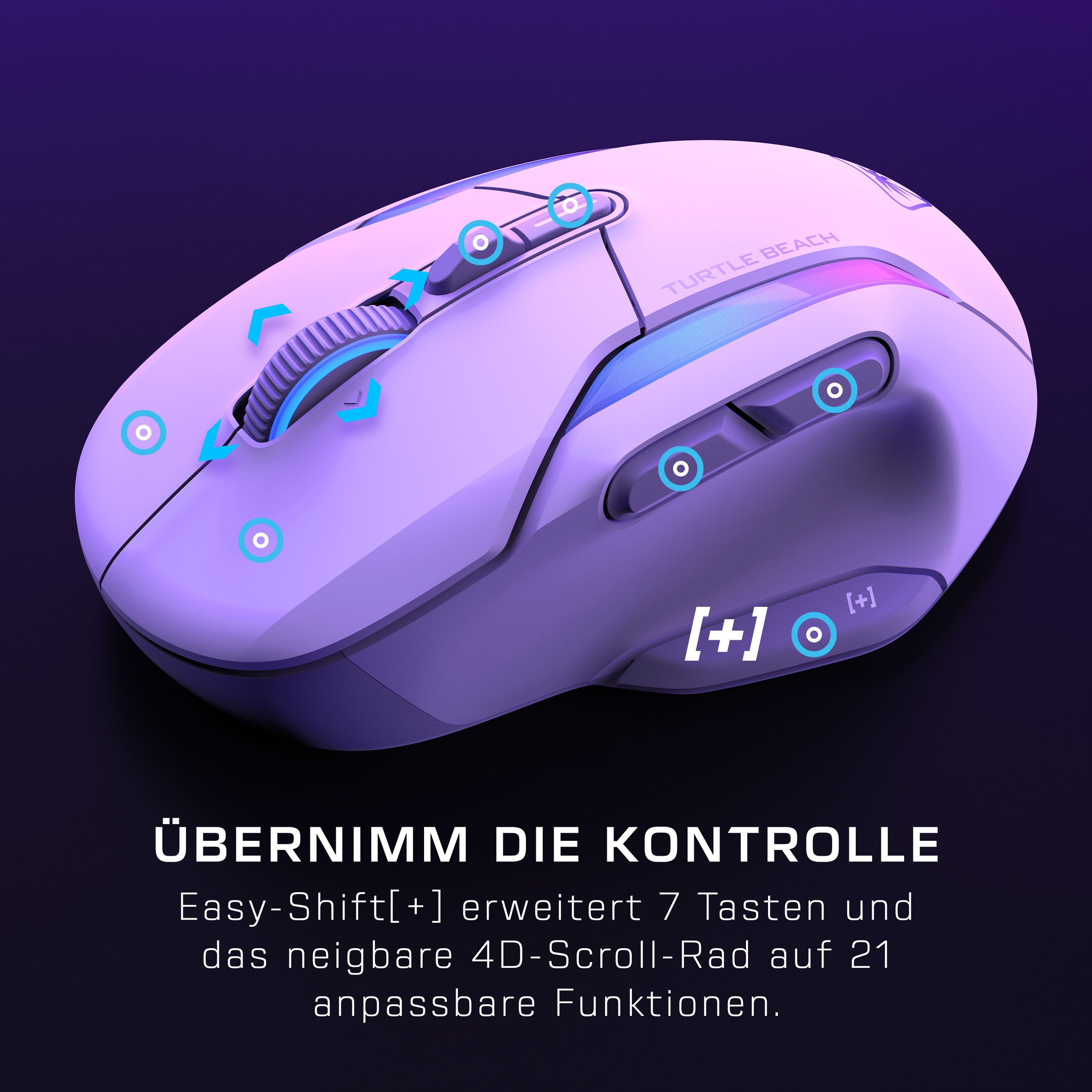 Turtle Beach Gaming-Maus »Kone II Air«, Bluetooth-Funk