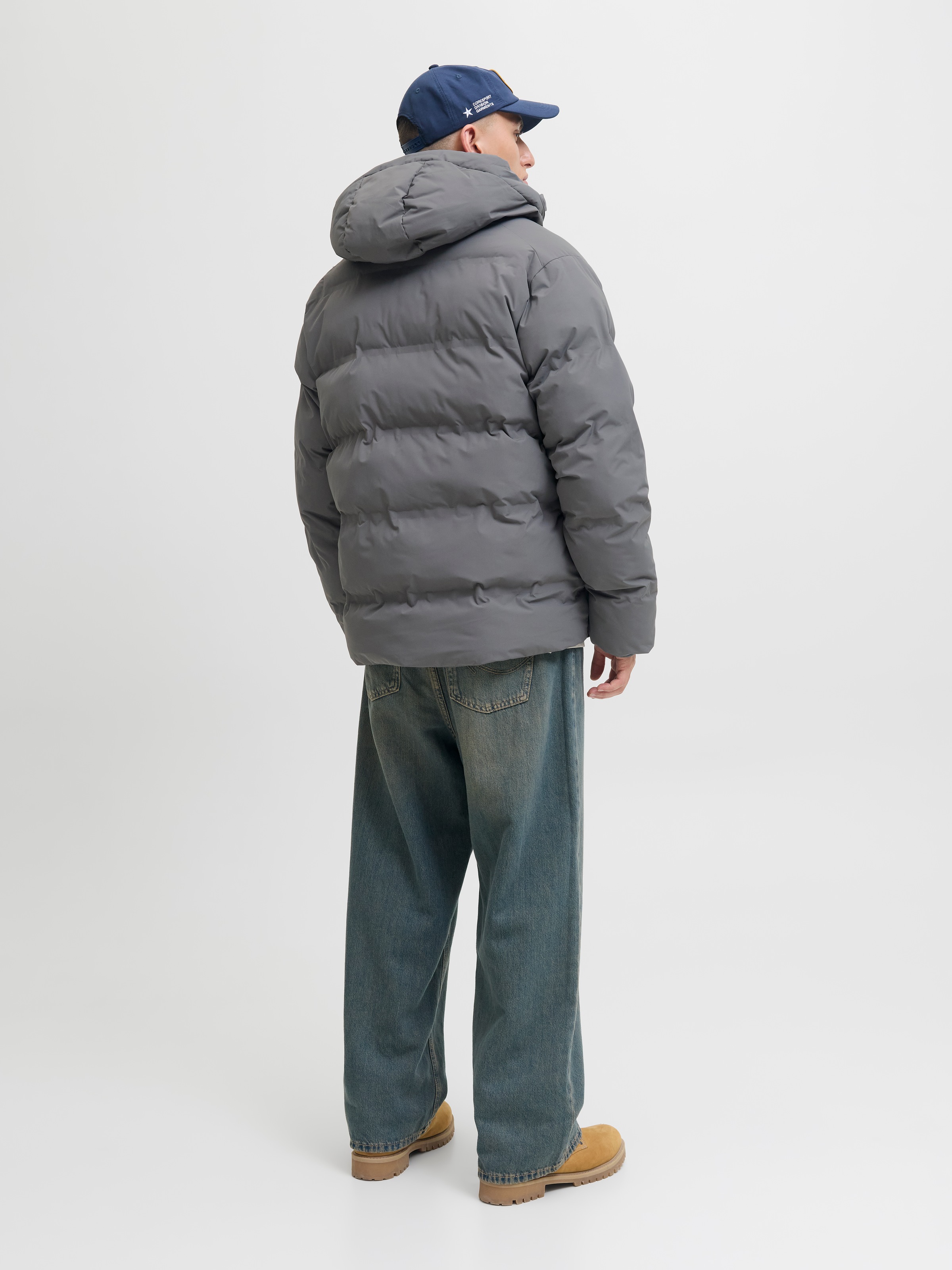 Jack & Jones Steppjacke »JJESOHO PUFFER HOOD SN« mit Kapuze