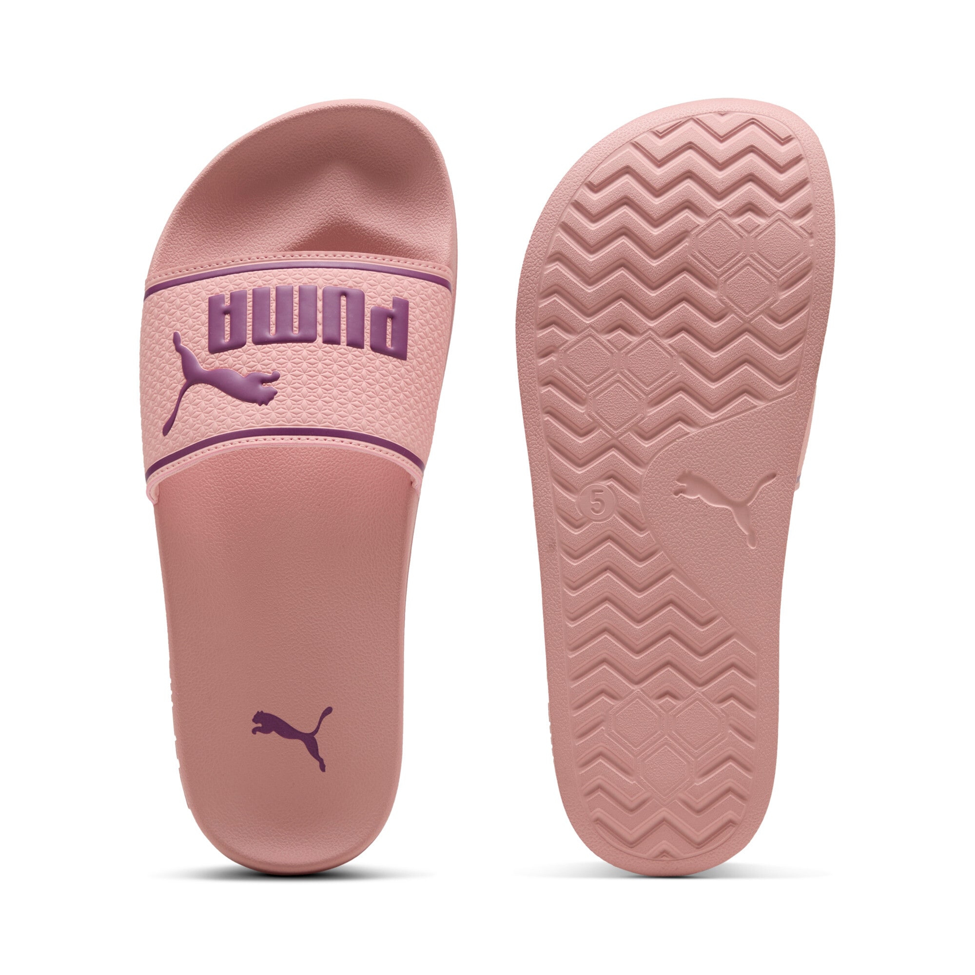 PUMA Badesandale »LEADCAT 20 BX«  gepolsterter Lederriemen, geformtes Fußbett