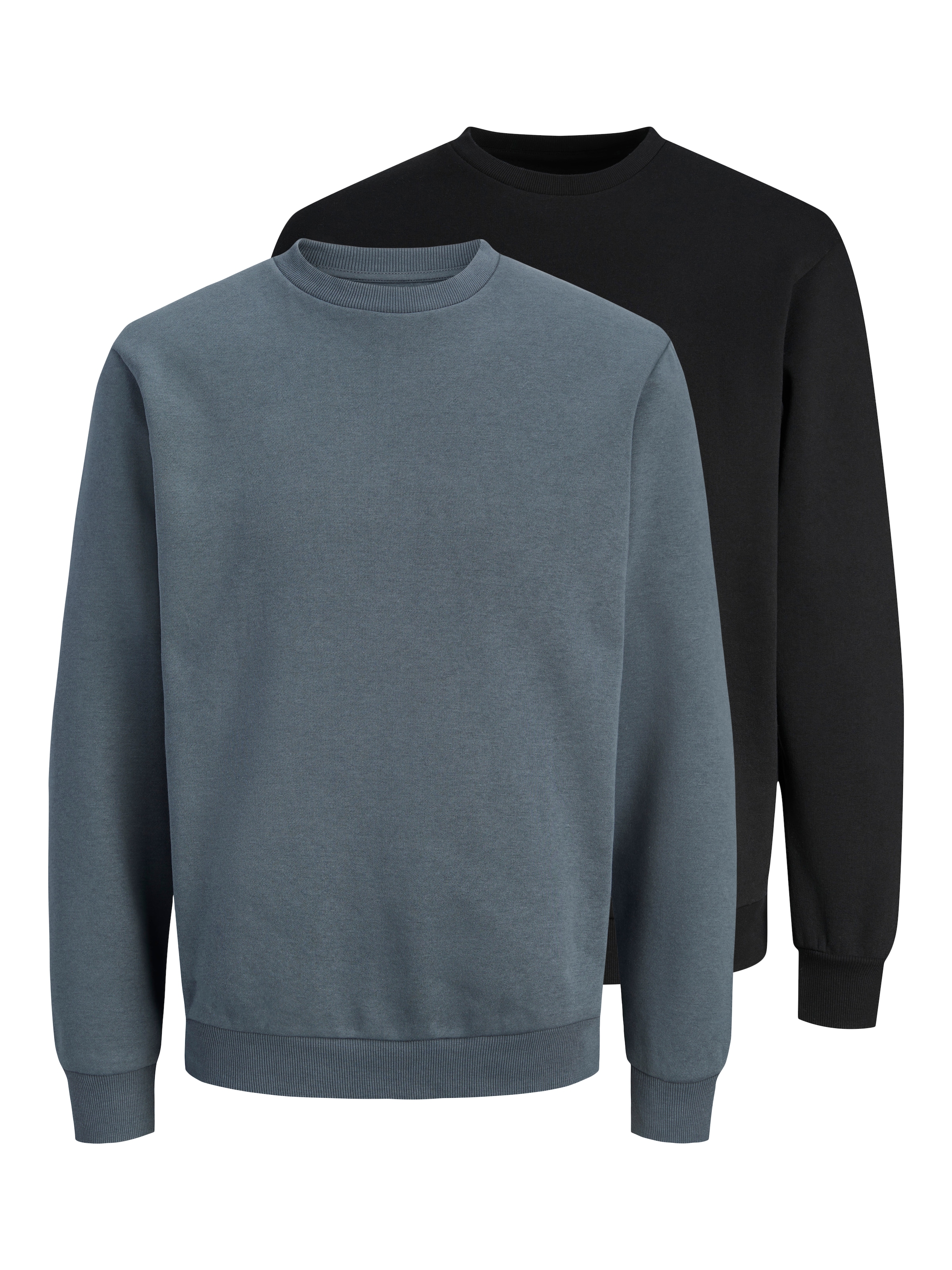 Jack & Jones Sweatshirt »JJEBRADLEY SWEAT CREW 2PK MP«, 2 Materialmix, relaxed fit

