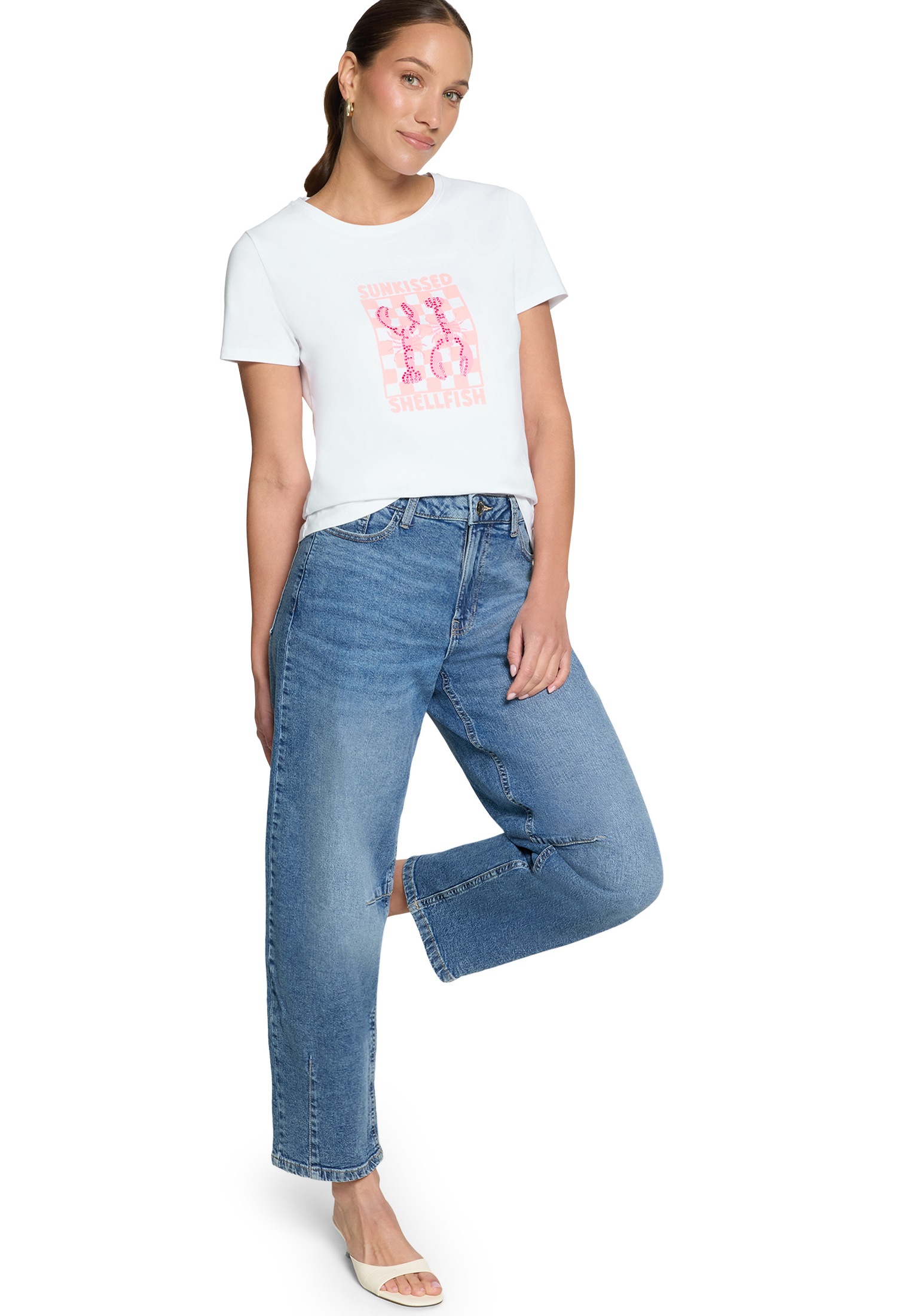 Zero Print-Shirt »Printshirt mit Aufdruck«